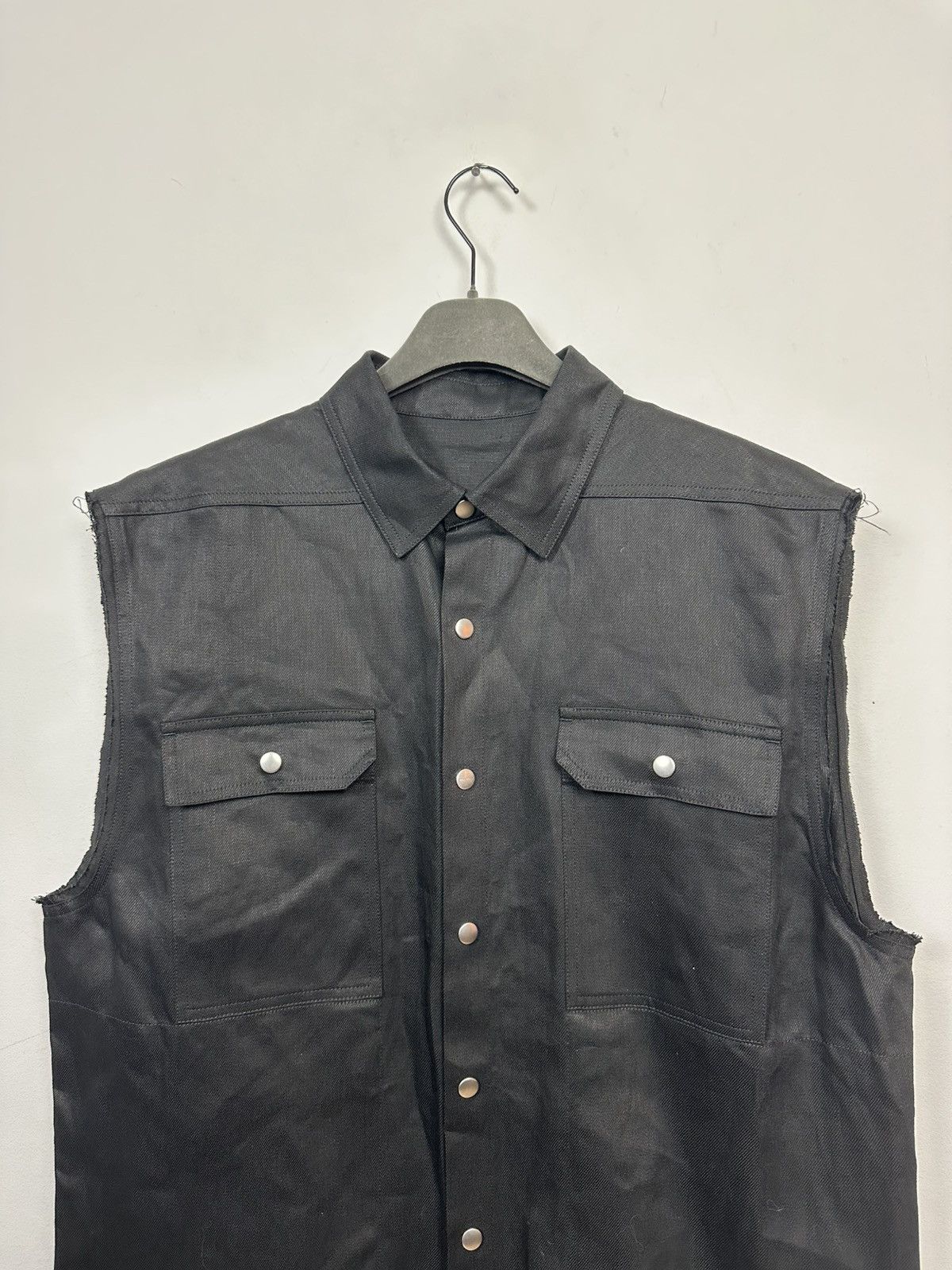 Rick Owens SS25 ‘HOLLYWOOD’ Runway Rider Linen Vest Size US M / EU 48-50 / 2 - 2 Thumbnail