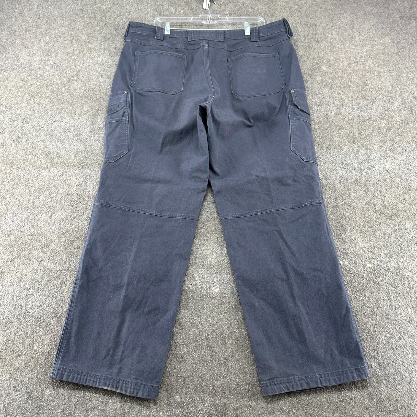 Vintage Duluth Pants Mens 40x30 Grey Cotton Canvas Cargo Pocket Relaxed Straight Cargo Pant Mens Regular 40 Grey Cushion Pockets Workwear Casual Vintage No Size US 40 / EU 56 - 5 Thumbnail