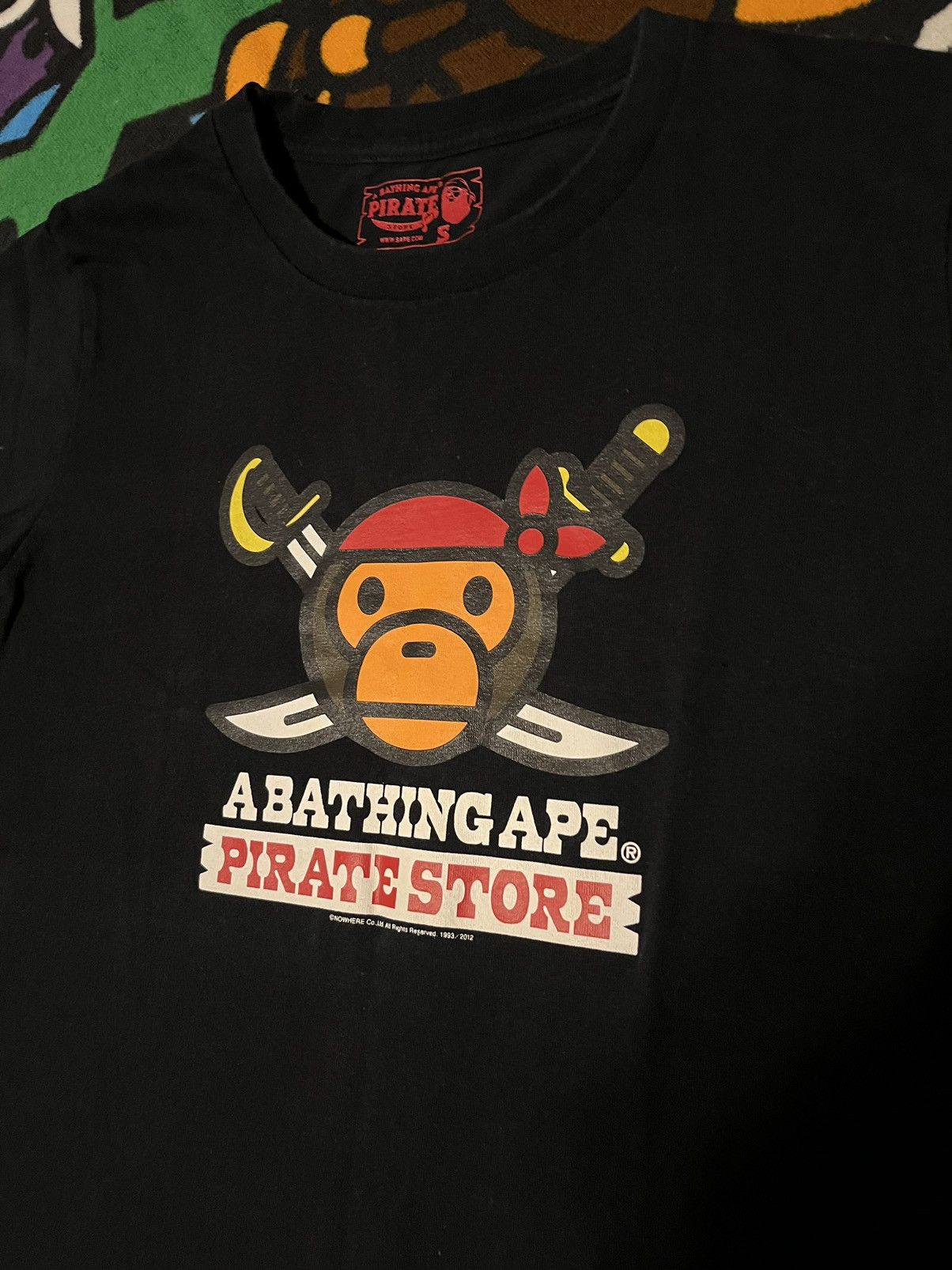 Bape Bape Pirate Store Milo Tee Size S / US 4 / IT 40 - 2 Thumbnail