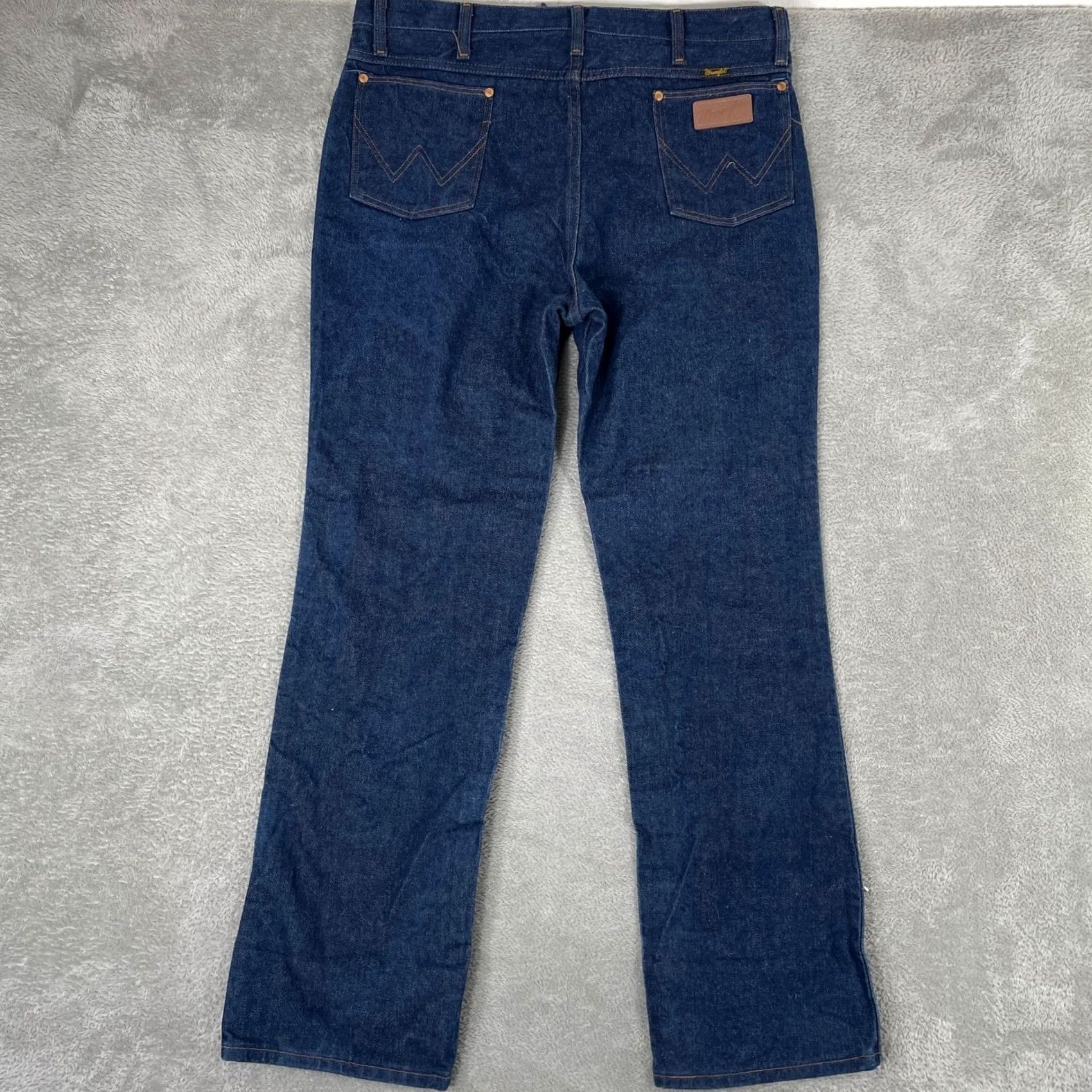 Wrangler VINTAGE Wrangler Cowboy Cut Jeans Mens 38x32 Blue Slim Fit Denim Made in USA Size US 38 / EU 54 - 6 Thumbnail