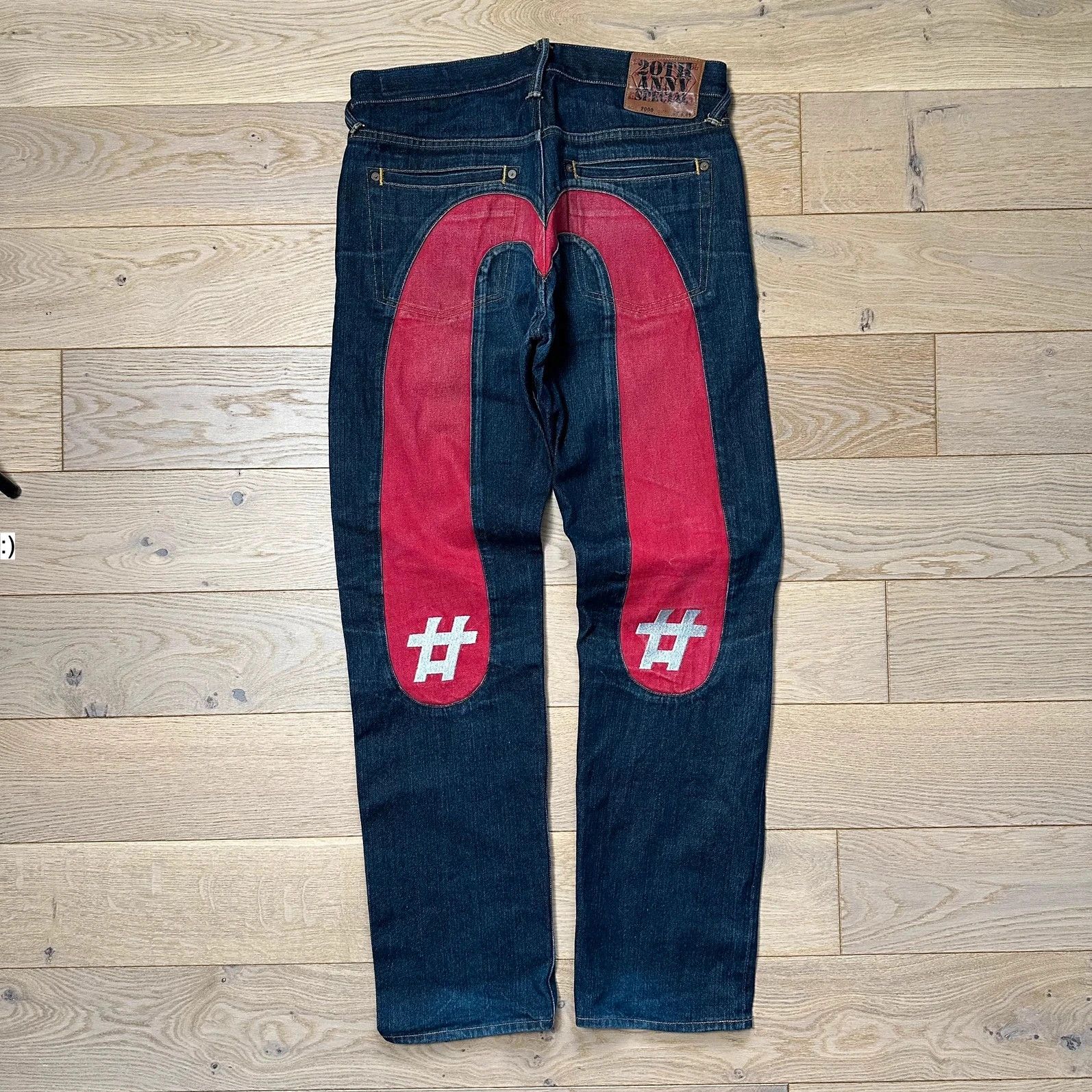 Evisu Jeans Baggy Evisu Daicock 20th Anny Special Embroidery Size US 32 / EU 48 - 1 Thumbnail