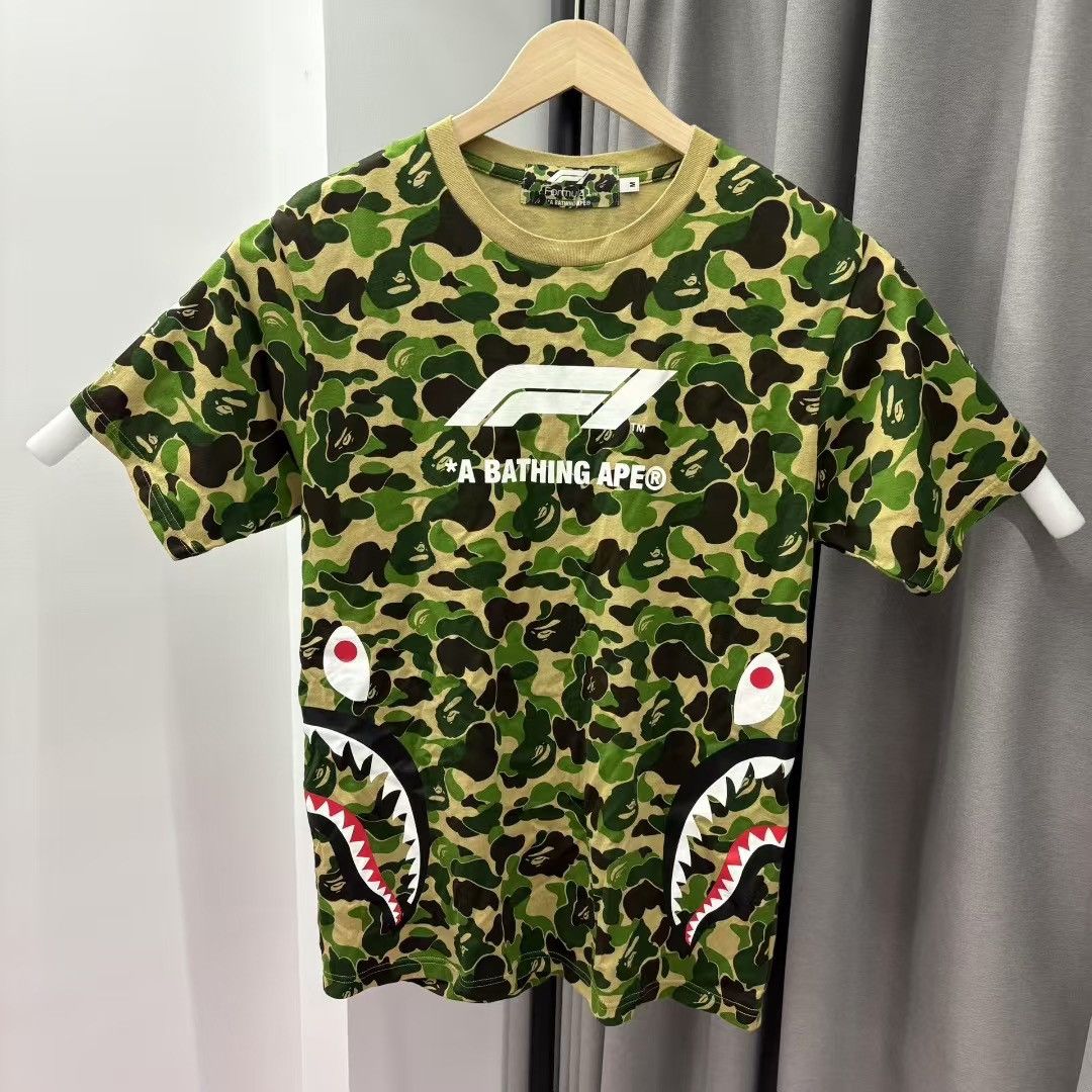 Bape BAPE F1 CAMO TEE Size US M / EU 48-50 / 2 - 1 Thumbnail