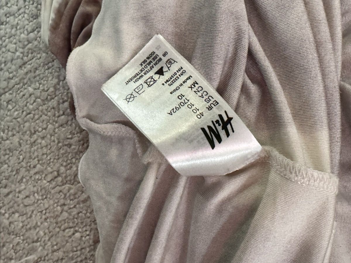 H&M × Maison Margiela MAISON MARTIN MARGIELA H&M FUR TROMPE L'OEIL SILK DRESS Size L / US 10 / IT 46 - 6 Thumbnail