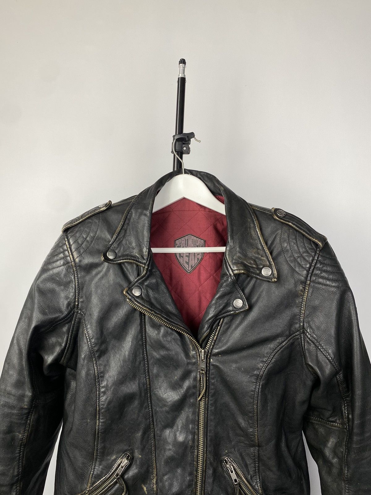 Other 🔥SPIRIT MOTORS RACING TRUE LEATHER JACKET 50-42 Size Size US M / EU 48-50 / 2 - 2 Thumbnail