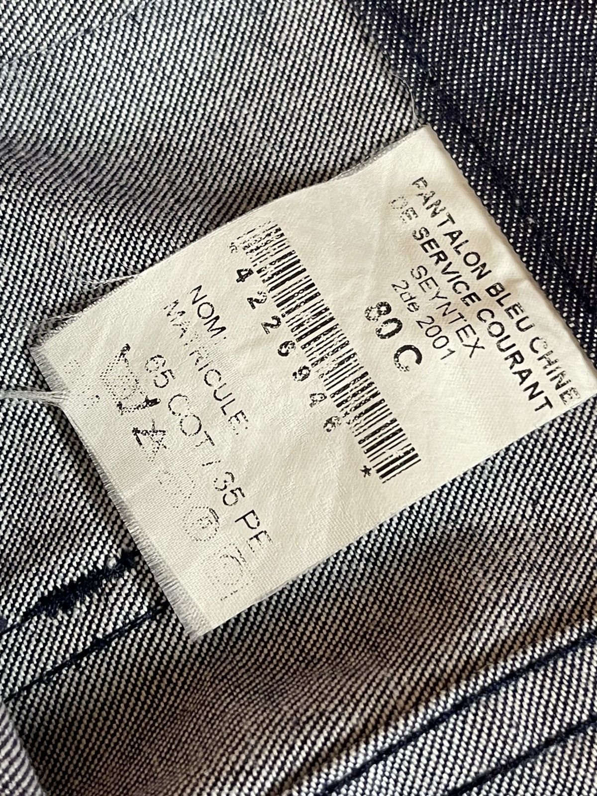 Indigo ⭐️ Vintage Pantalon Bleu Chine France Navy Pant Size US 32 / EU 48 - 10 Thumbnail