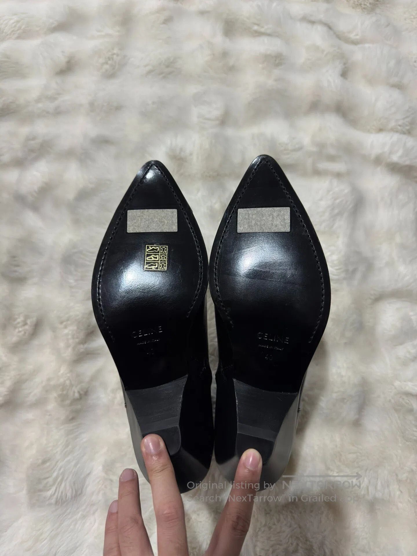Celine CELINE Metal Toe Zipper Boots| Size US 9.5 / IT 39.5 - 7 Thumbnail