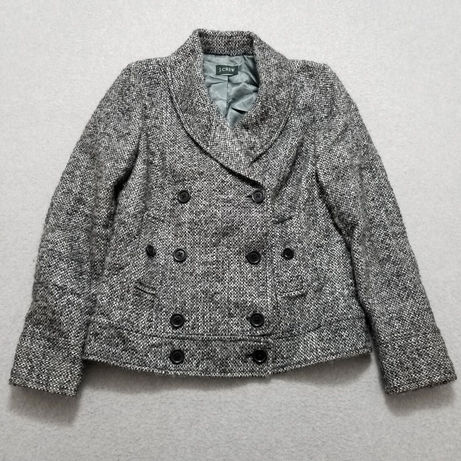J.Crew J Crew Womens Coat Small Gray Pockets Buttons Outdoor Size S / US 4 / IT 40 - 1 Thumbnail