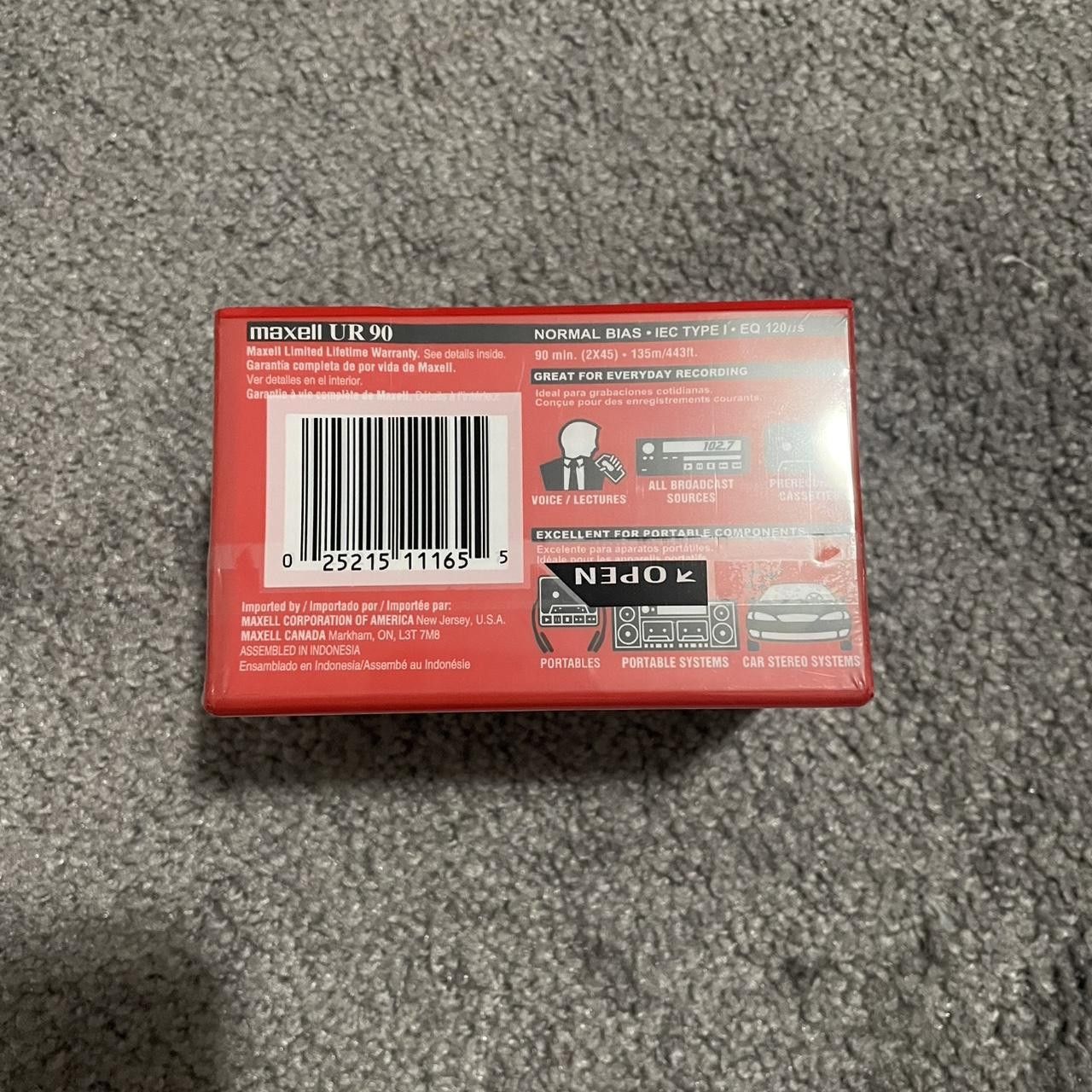 Supreme Supreme Maxell UR90 Cassette Pack of 5 Size ONE SIZE - 3 Thumbnail