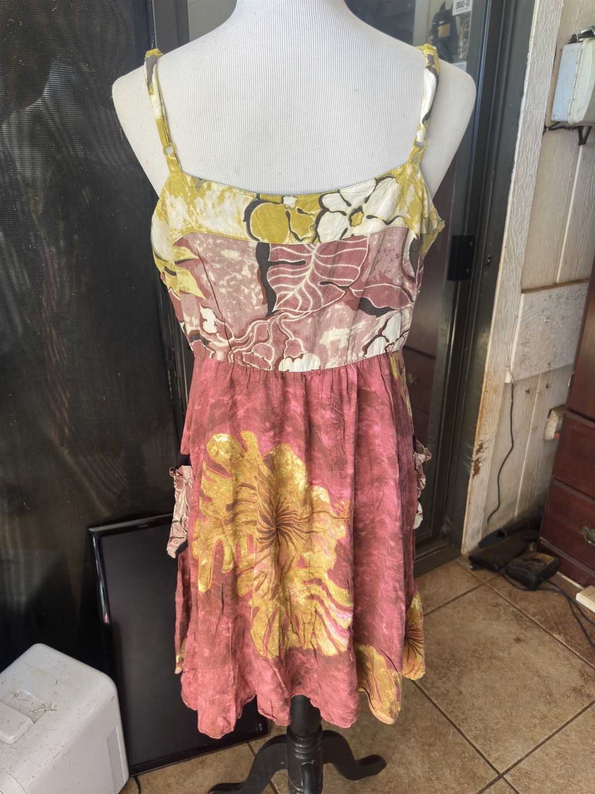 Jams World Jams World Dress Hawaiian Print Multicolored Women's XL Size XL / US 12-14 / IT 48-50 - 2 Thumbnail