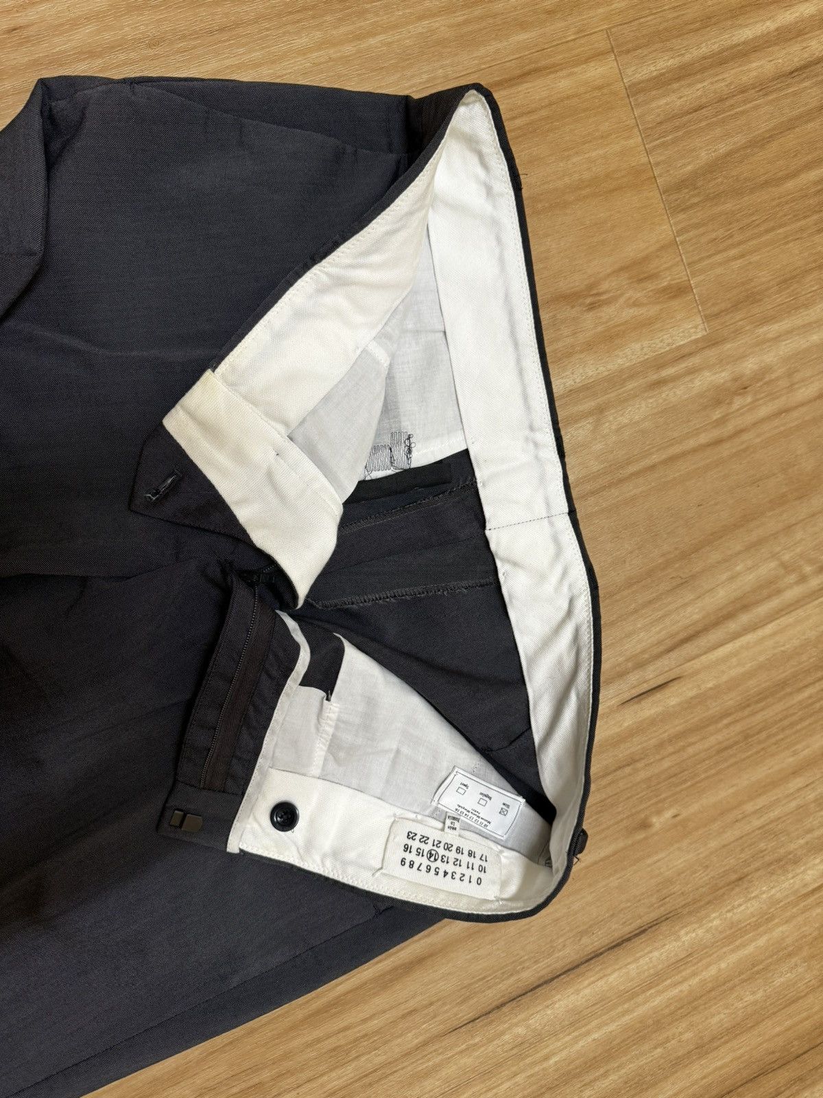 image of Maison Margiela Pants in Grey, Men's (Size 43)