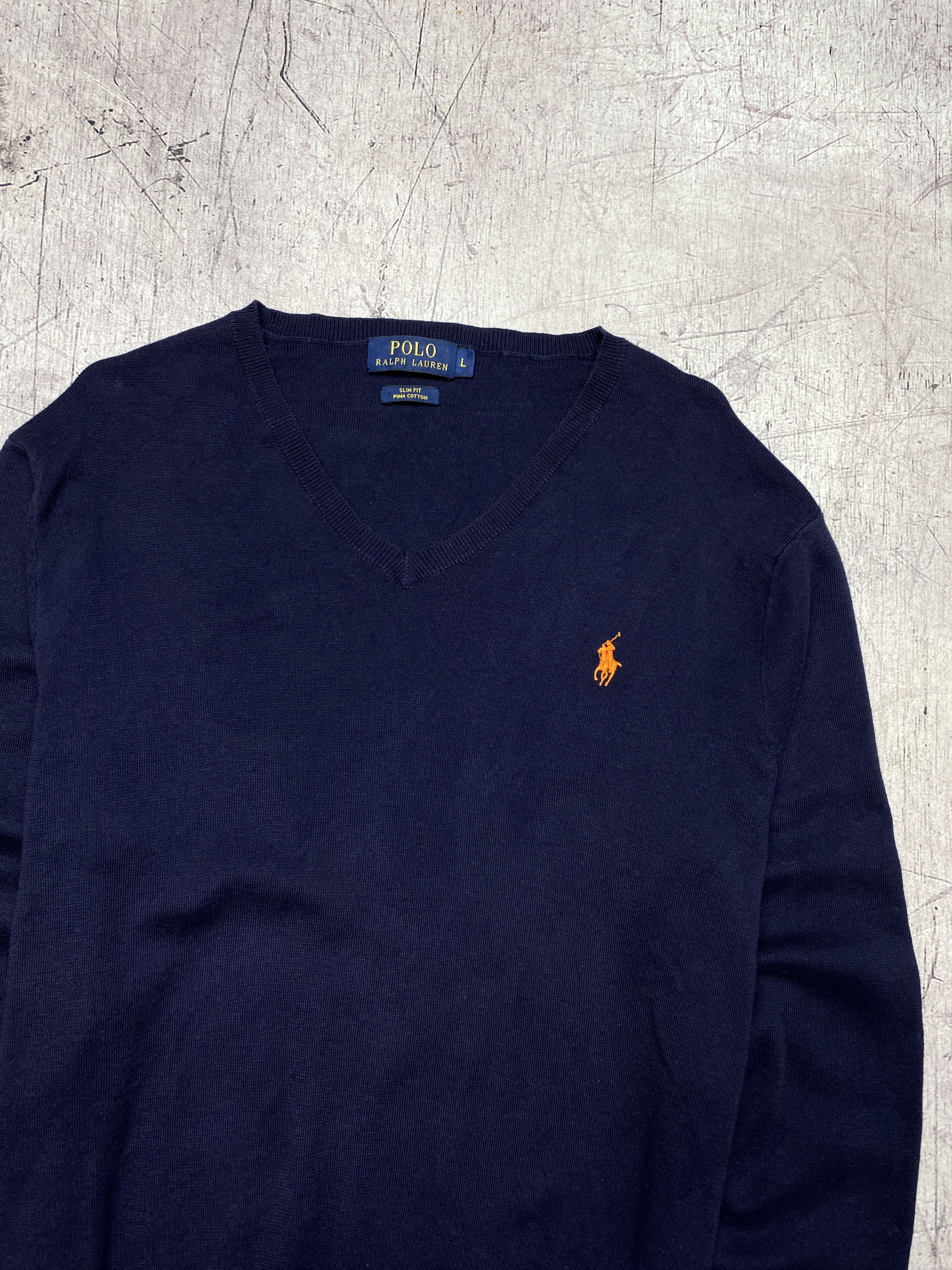 Polo Ralph Lauren Polo Ralph Lauren Mens V-Neck Sweater Size US L / EU 52-54 / 3 - 2 Thumbnail