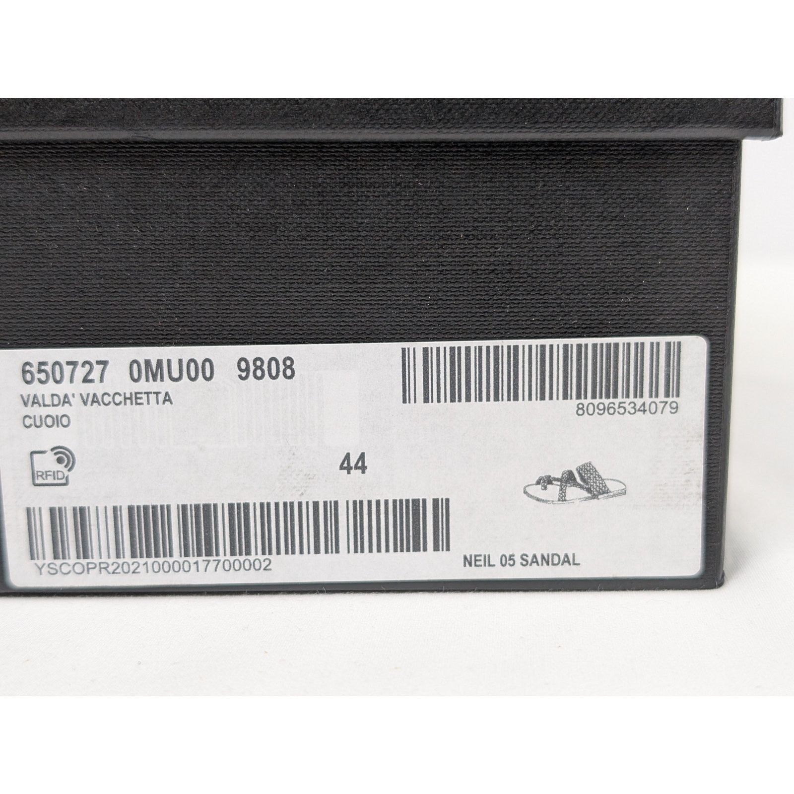Saint Laurent Paris o1rshd1 Neil 05 Sandal Slipper slide in Dark Brown Size US 11 / EU 44 - 21 Thumbnail