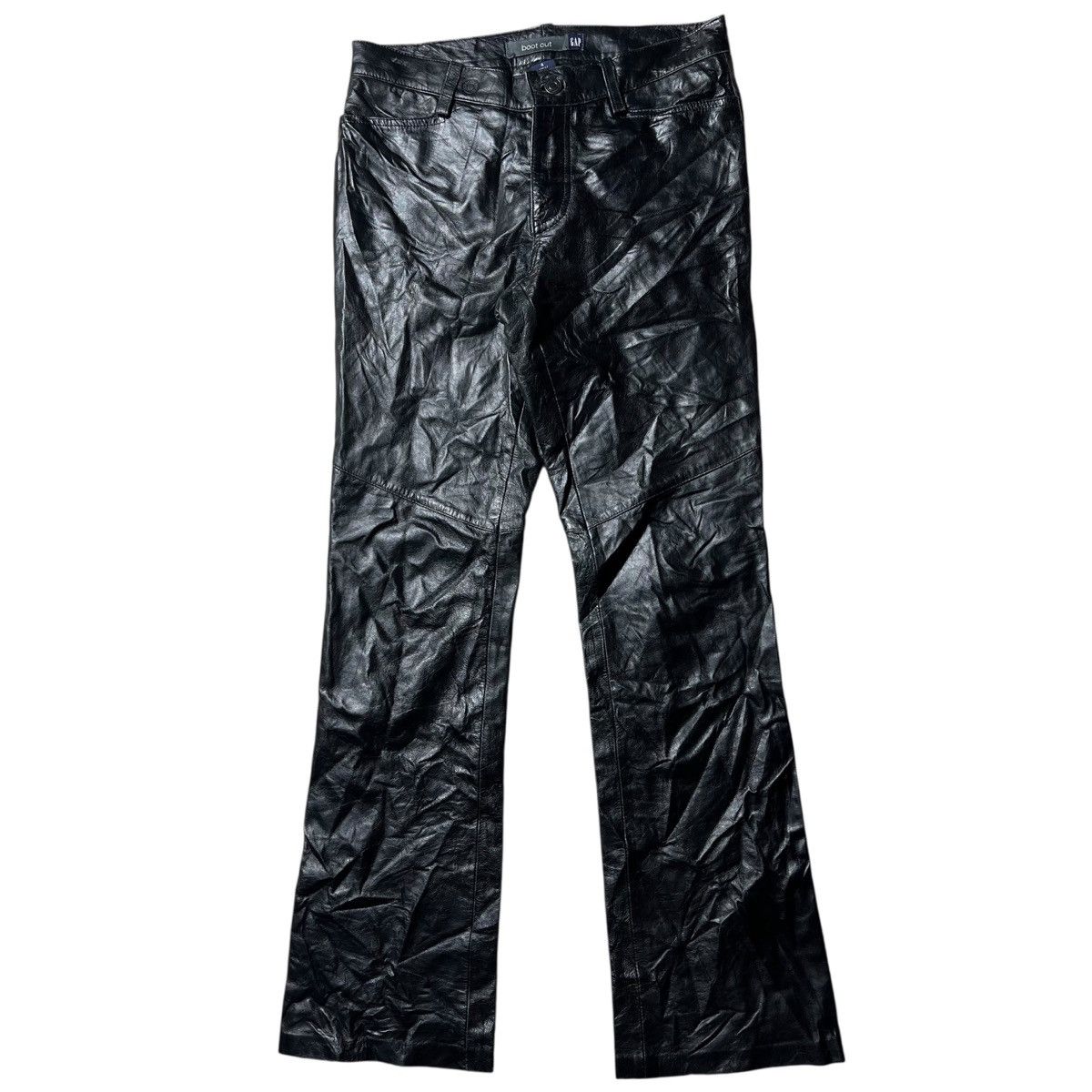 Genuine Leather Vintage GAP Lether Bootcut Flared Pants Size US 30 / EU 46 - 4 Thumbnail