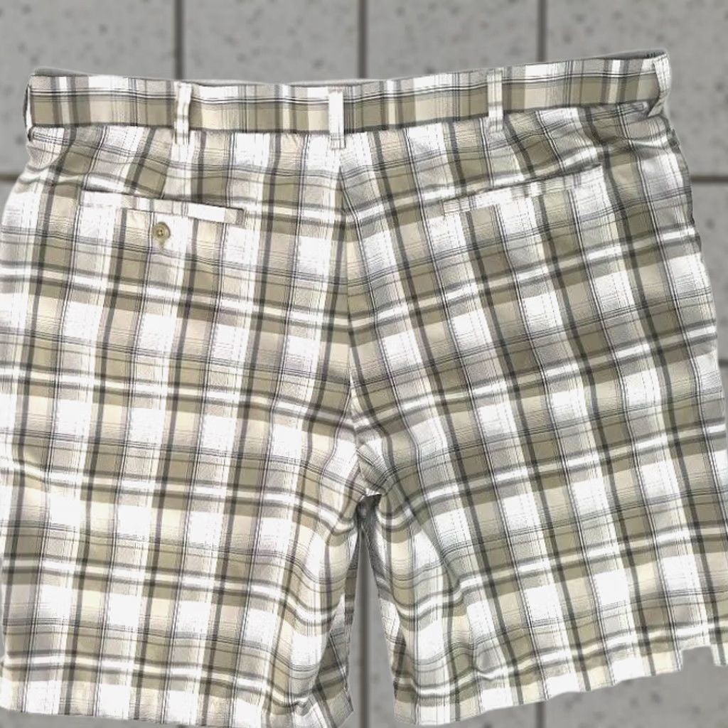 Hogan Ben Hogan Performance Golf Shorts Mens Size 40 Flat Front Plaid Multicolor Size US 40 / EU 56 - 1 Thumbnail