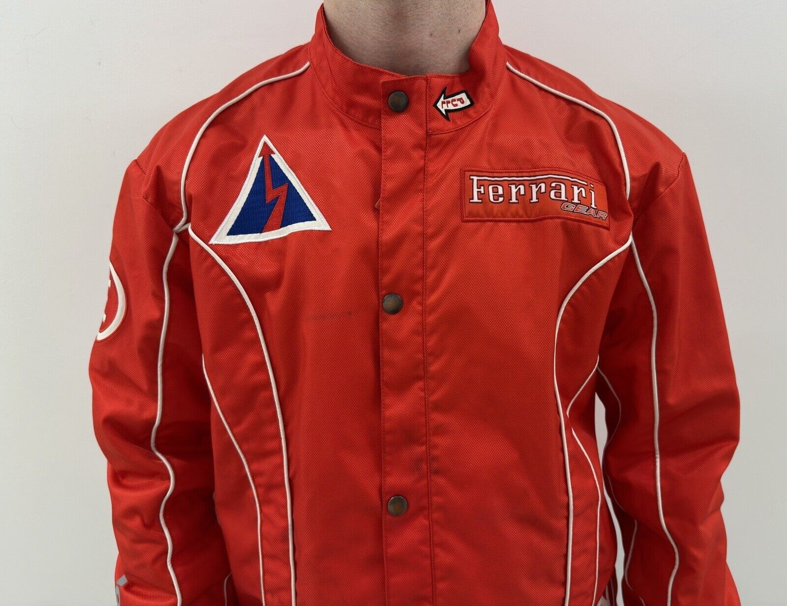 Ferrari VINTAGE 2000s Y2K FERRARI RACE DAY JACKET MENS F1 FORMULA 1 Size US L / EU 52-54 / 3 - 3 Thumbnail