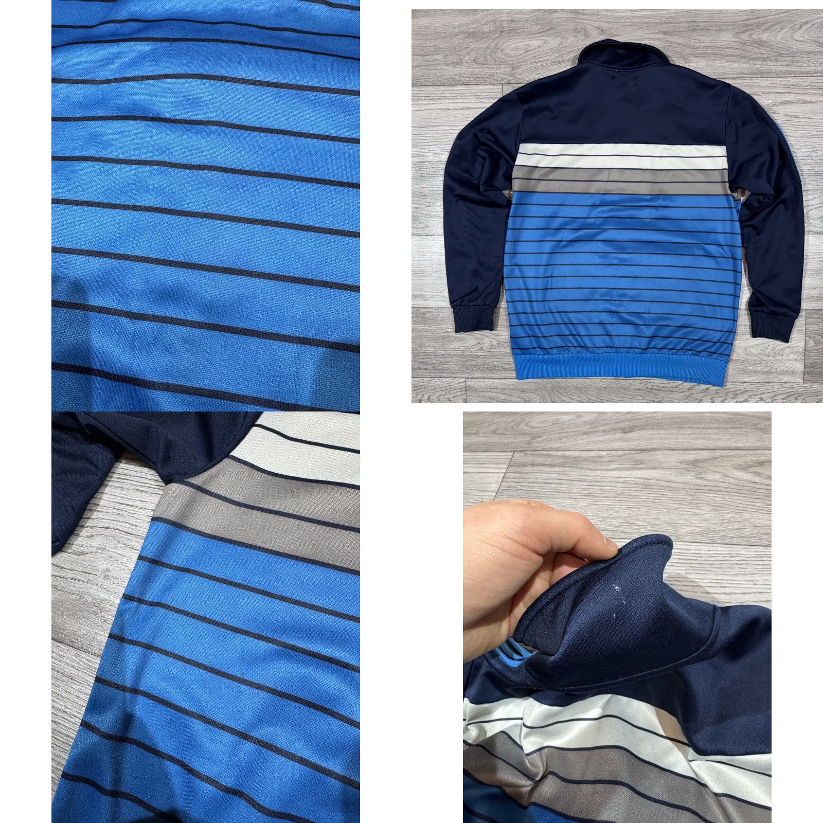 Adidas VINTAGE adidas Originals TT Retro Track Jacket M Blue Mens Track Jacket Retro 90s Size US M / EU 48-50 / 2 - 10 Thumbnail