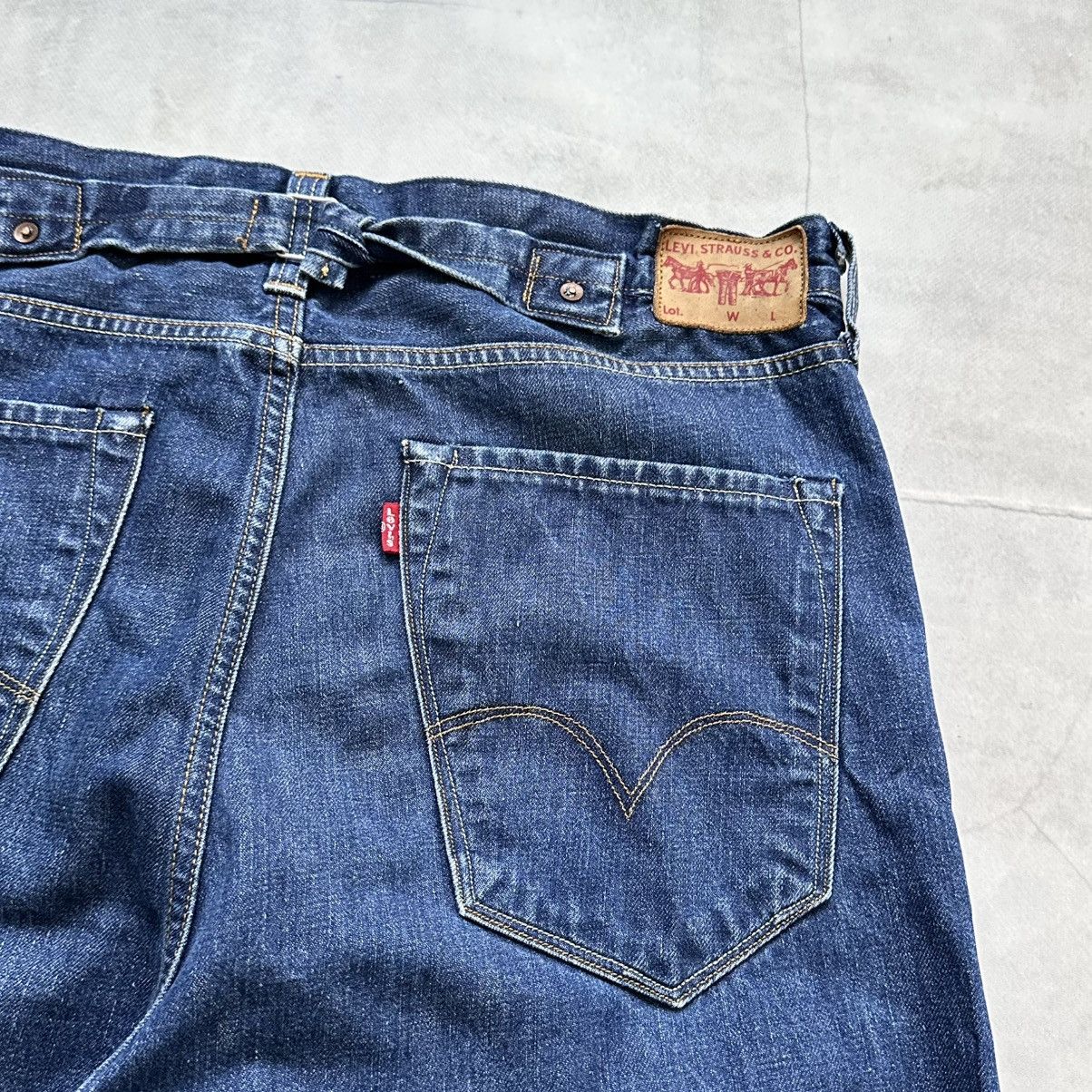 Engineered Garments × Levi's Vintage Levis Engineered Jeans Twisted Seams Cinch Buckle Size US 32 / EU 48 - 3 Thumbnail