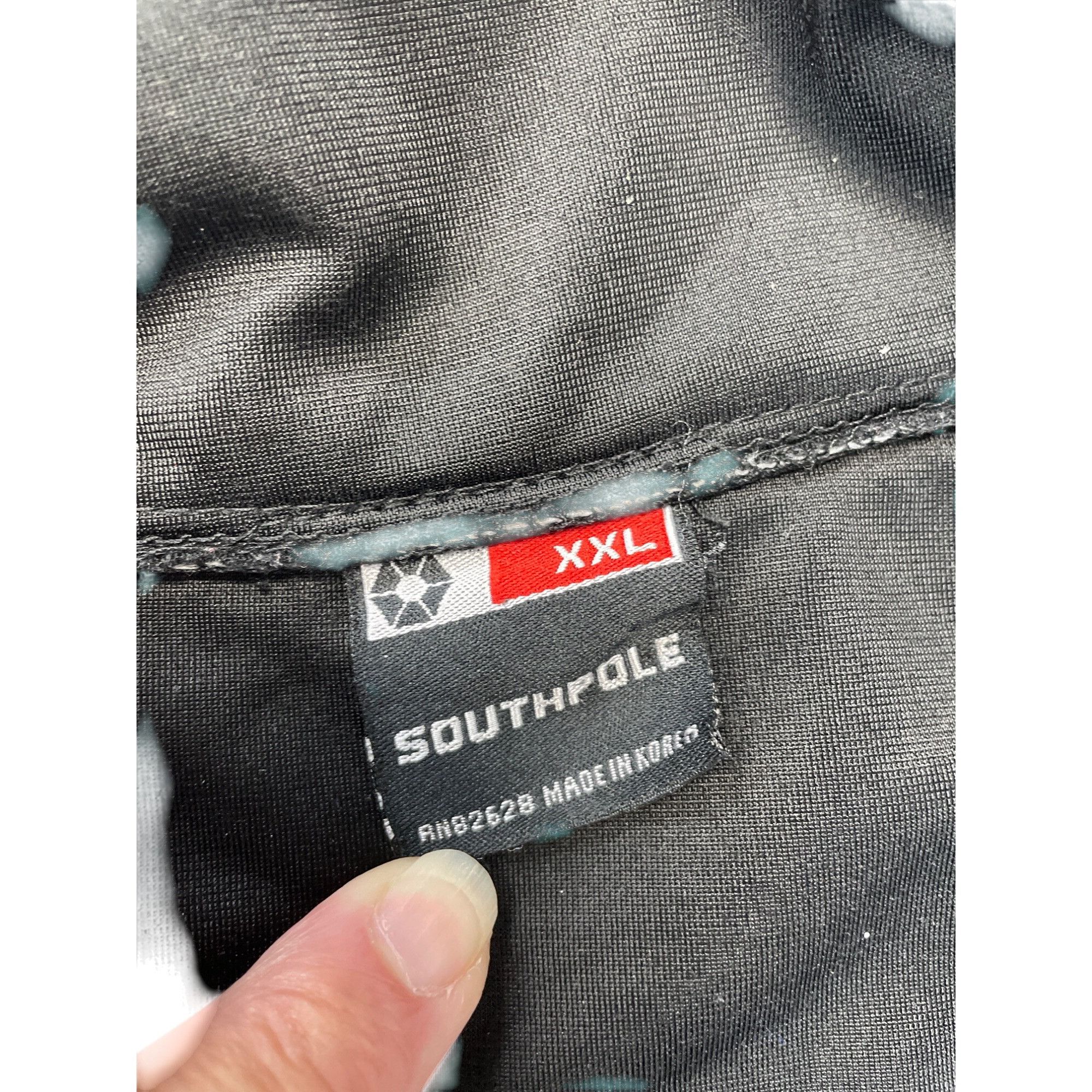 Southpole Southpole Mens VTG Black Track Jacket Red White Striped Size Size US XXL / EU 58 / 5 - 3 Thumbnail