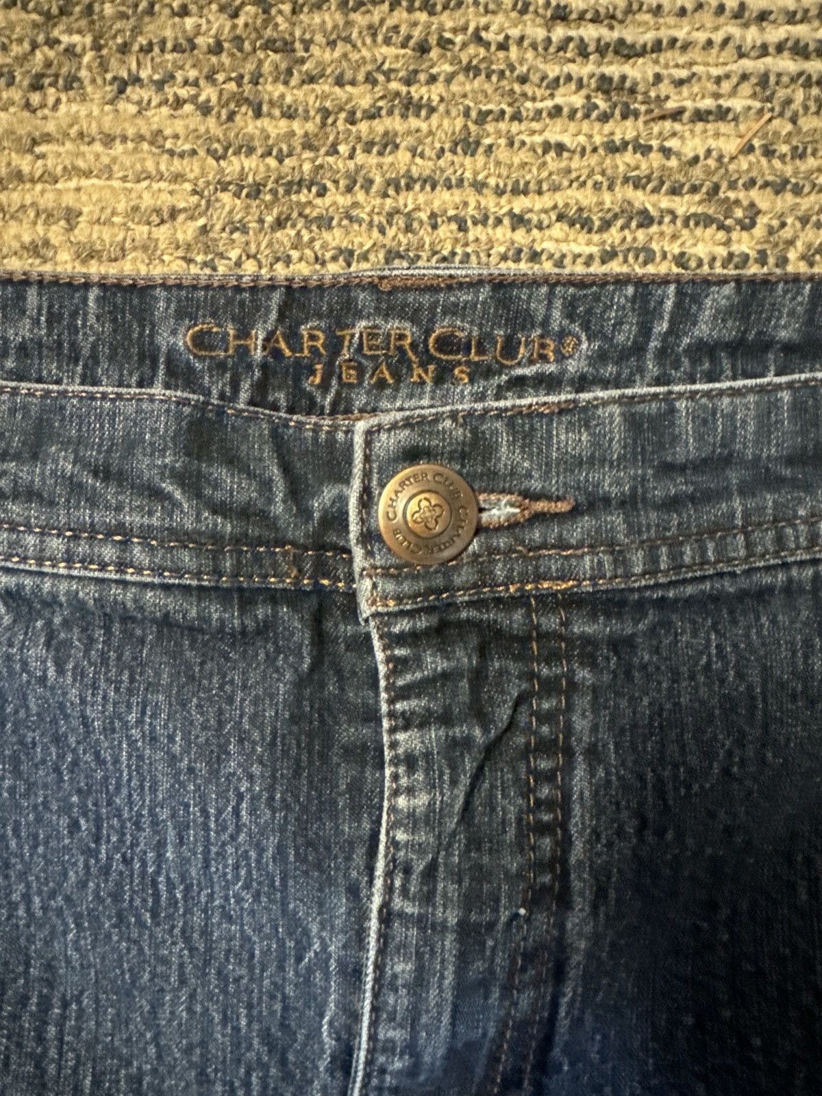 Charter Club × Vintage CHARTER BAGGY JEANS Size US 38 / EU 54 - 3 Thumbnail