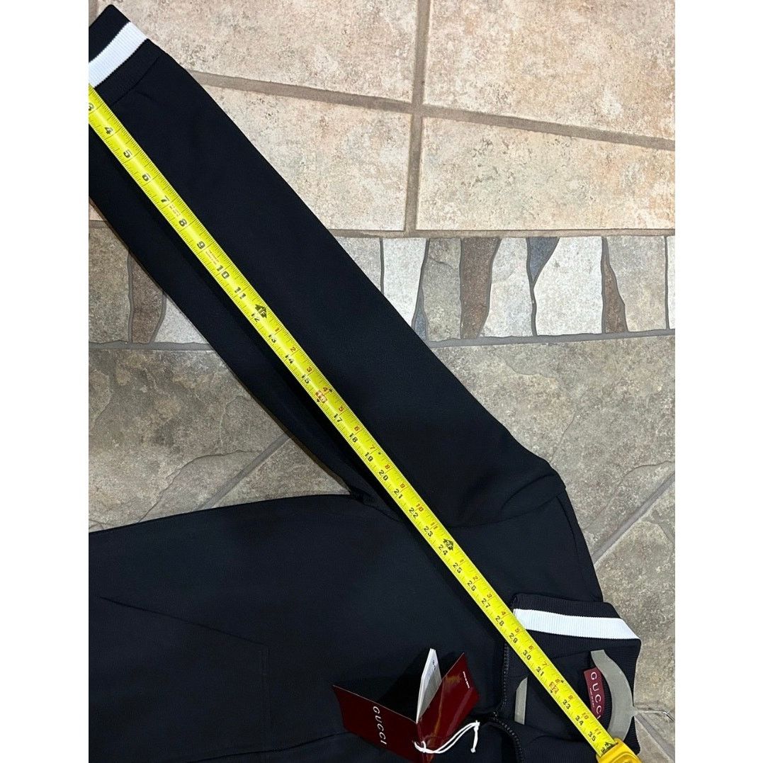 Gucci Gucci jersey technical, zip up jacket, web, trim, size m Size US M / EU 48-50 / 2 - 10 Thumbnail