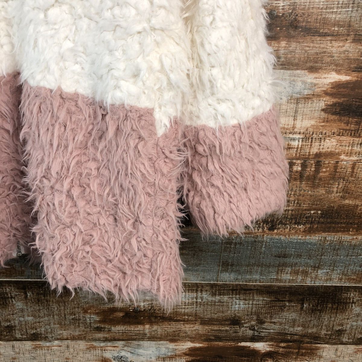Homespun Knitwear Avail Mode Pink Mohair fur shaggy Knitwear #A2413 Size M / US 6-8 / IT 42-44 - 18 Thumbnail
