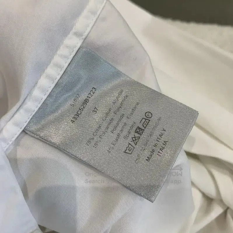 Dior Dior White Cotton Long Sleeve Shirt for Men . Size US S / EU 44-46 / 1 - 6 Thumbnail
