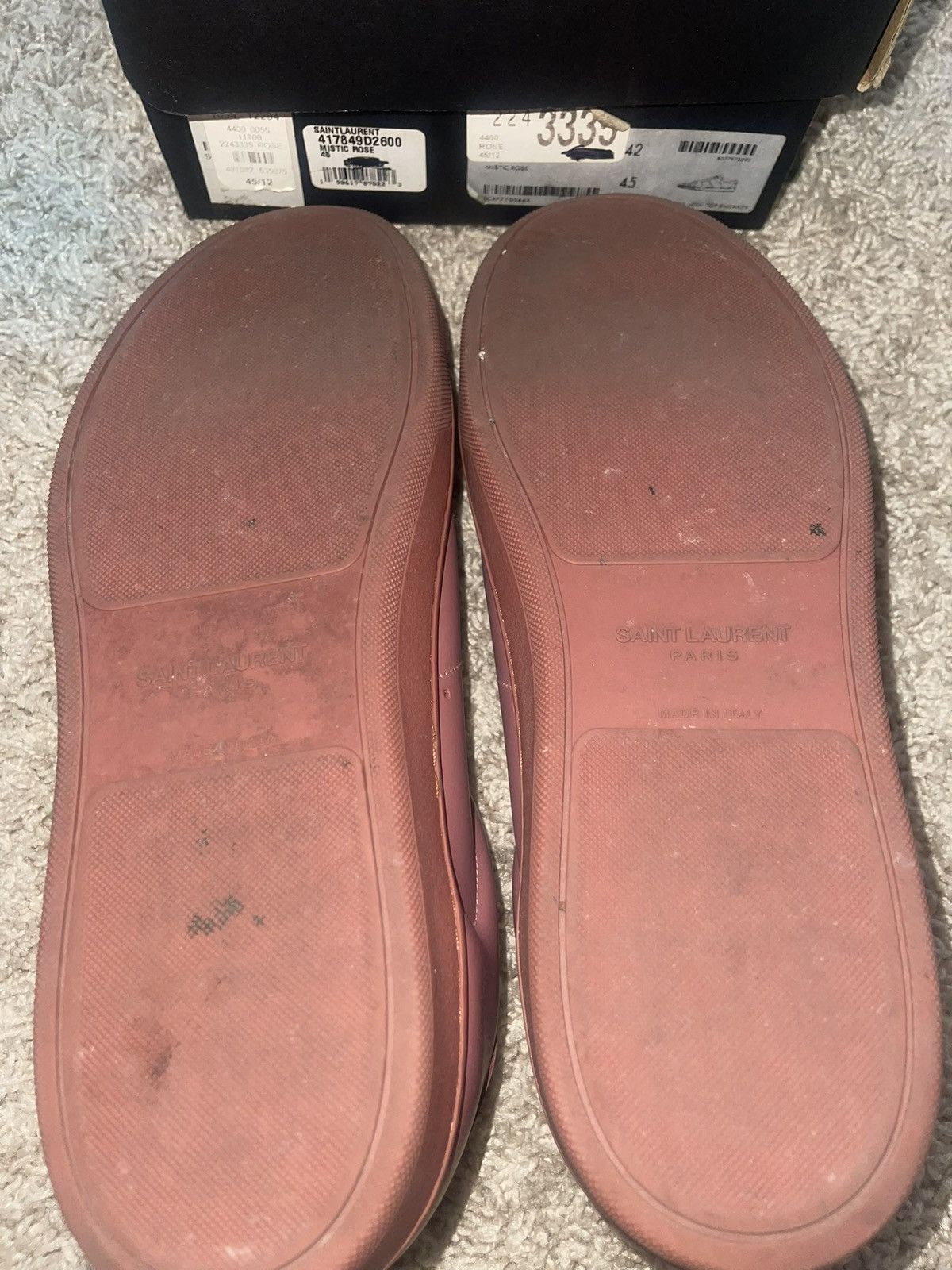 Saint Laurent Paris Saint Laurent Mystic Rose Size US 11 / EU 44 - 8 Thumbnail