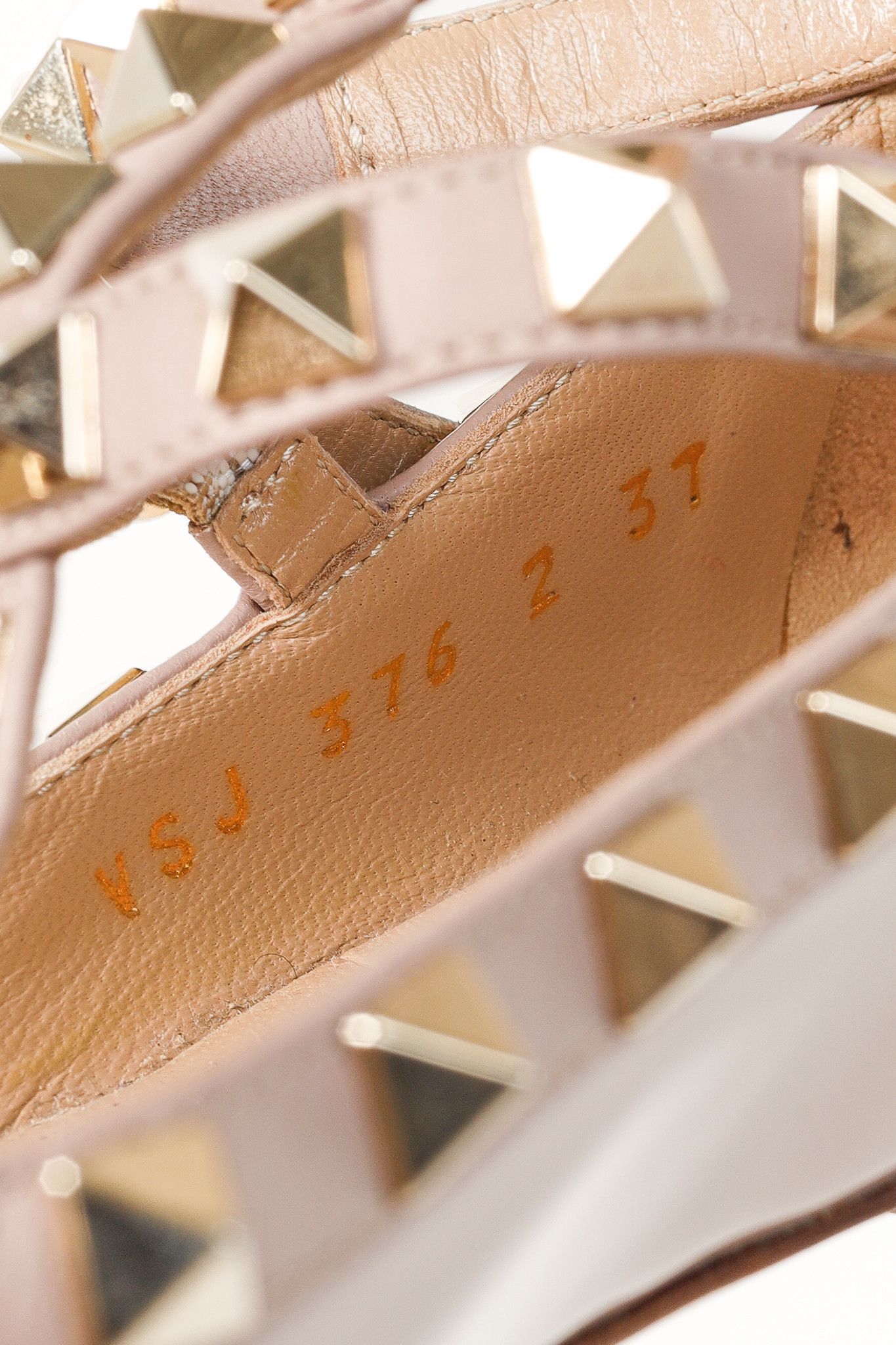 Valentino Valentino Garavani Rockstud Patent Ankle Strap Flats Size US 6.5 / IT 36.5 - 11 Thumbnail