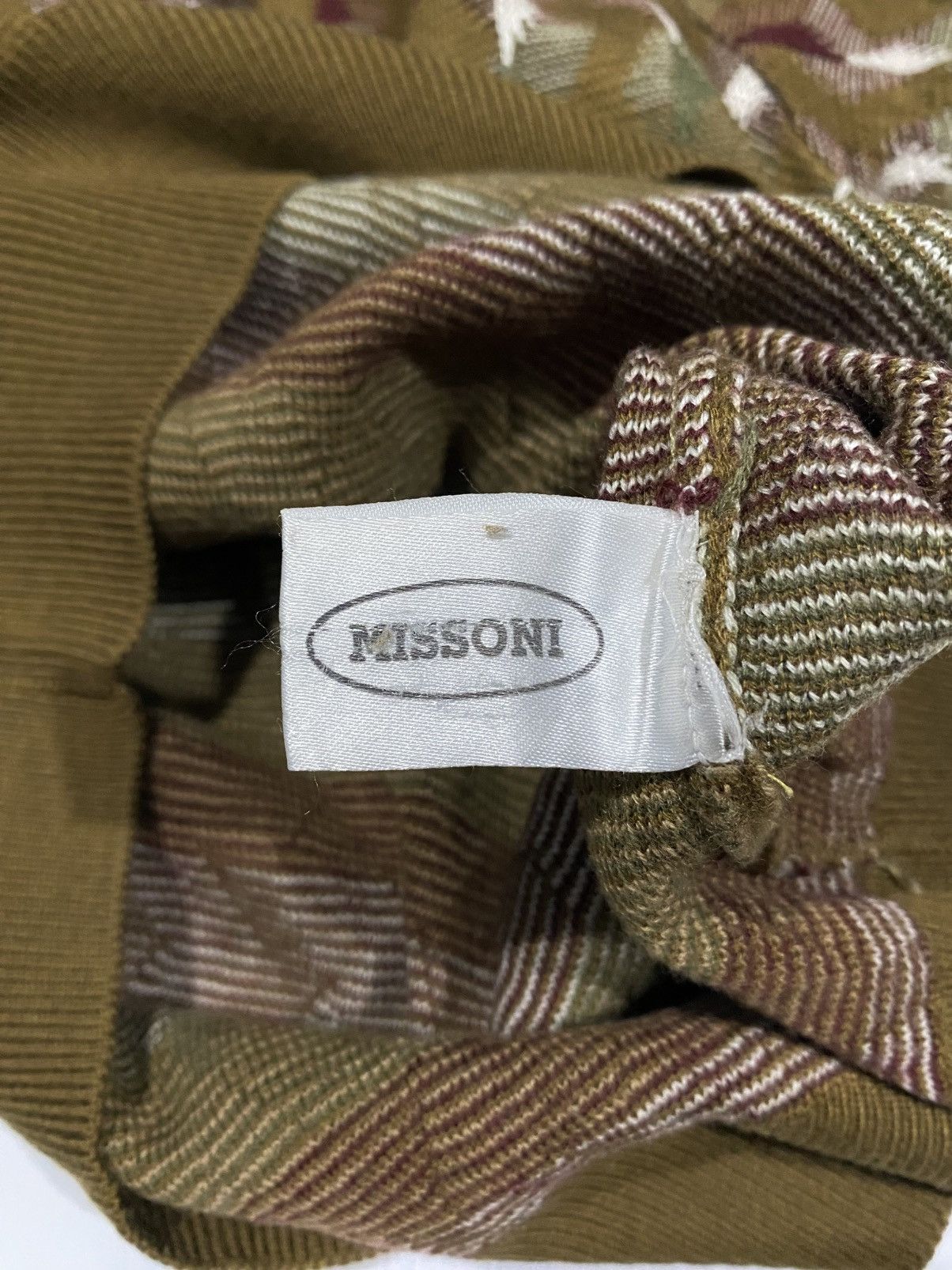 Missoni Missoni Italy Pattern Button Knit Size US L / EU 52-54 / 3 - 8 Thumbnail