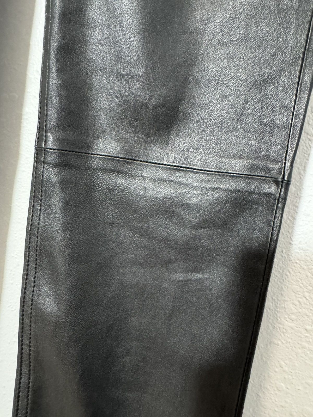 Rag & Bone EUC Rag & Bone Lambskin Leather Skinny Pants in Black Size 23" - 4 Thumbnail