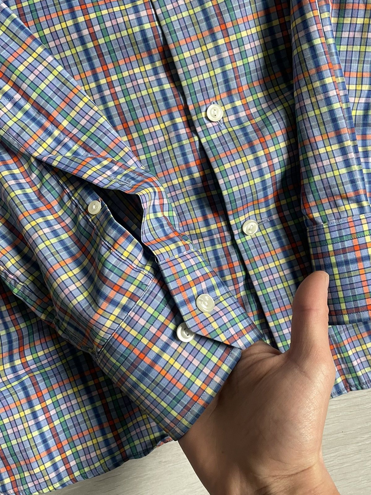 Eton Eton Multicolor Contemporary Button Up Shirt Size US L / EU 52-54 / 3 - 6 Thumbnail