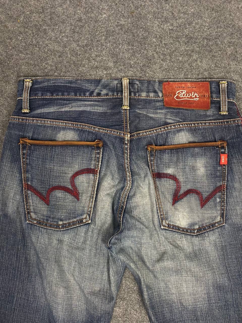 Edwin vintage edwin blue trip japan nice design Size US 36 / EU 52 - 3 Thumbnail