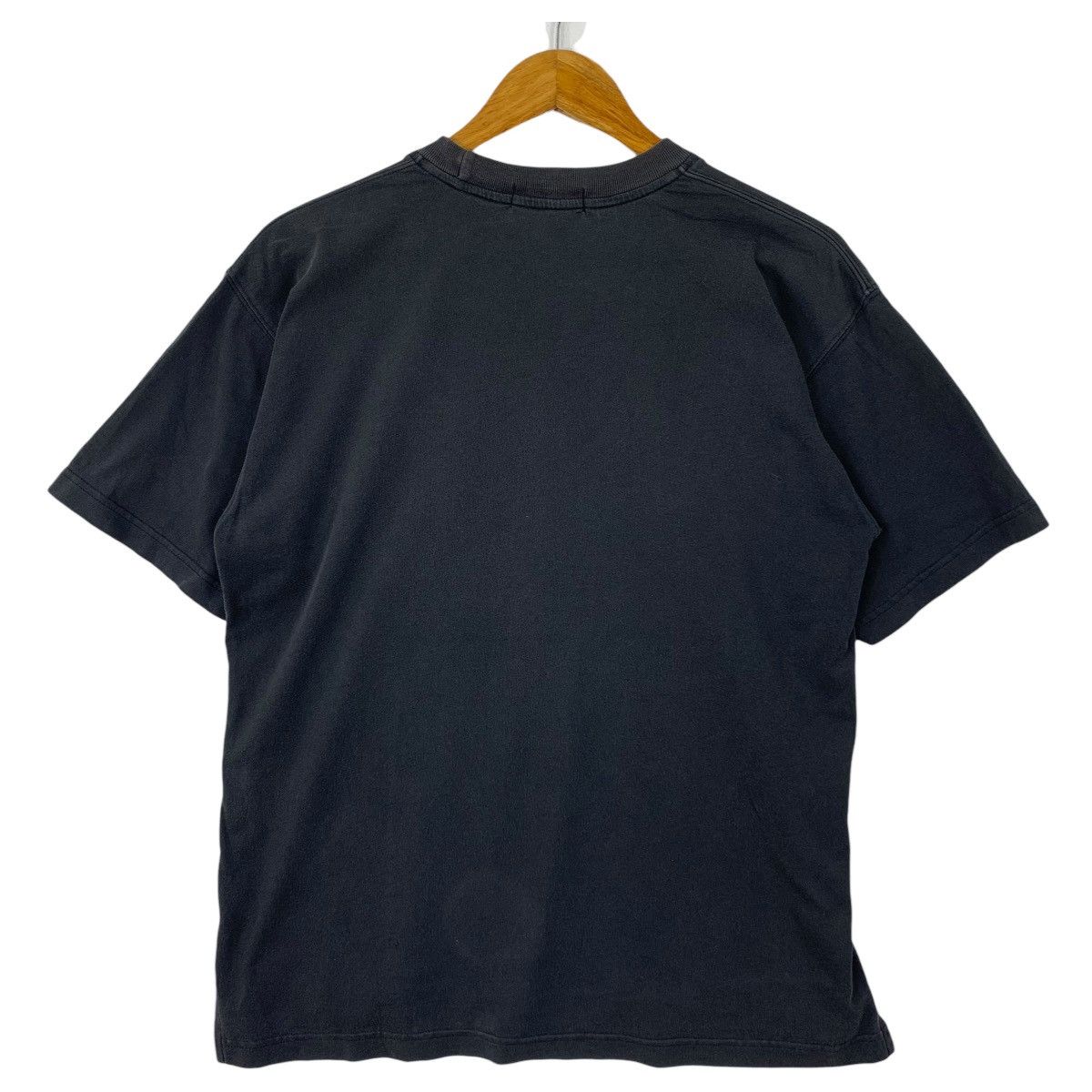Courreges × Vintage Vintage COURRAGES Embroidery spellout logo black tee Size US L / EU 52-54 / 3 - 4 Thumbnail