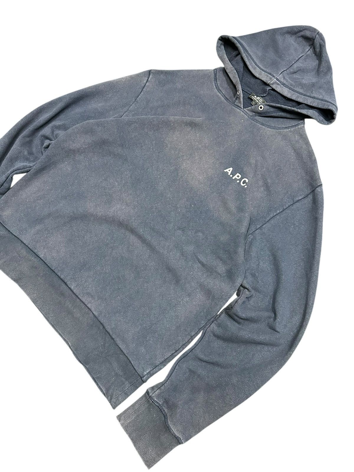 A.P.C. A.P.C. Hoodie With Spell Out Size US L / EU 52-54 / 3 - 2 Thumbnail