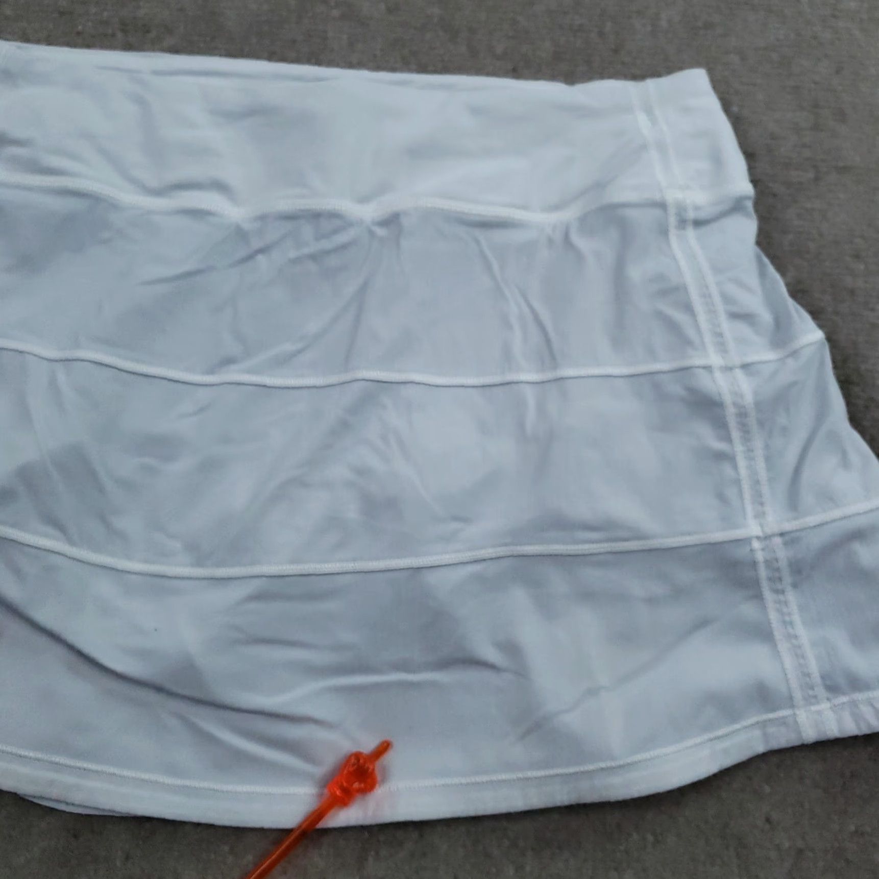 Lululemon Lululemon Skort Womens 6 White Built In Shorts Athletic Running Tennis Golf Gym & Training Skirt Short Size 28" / US 6 / IT 42 - 7 Thumbnail