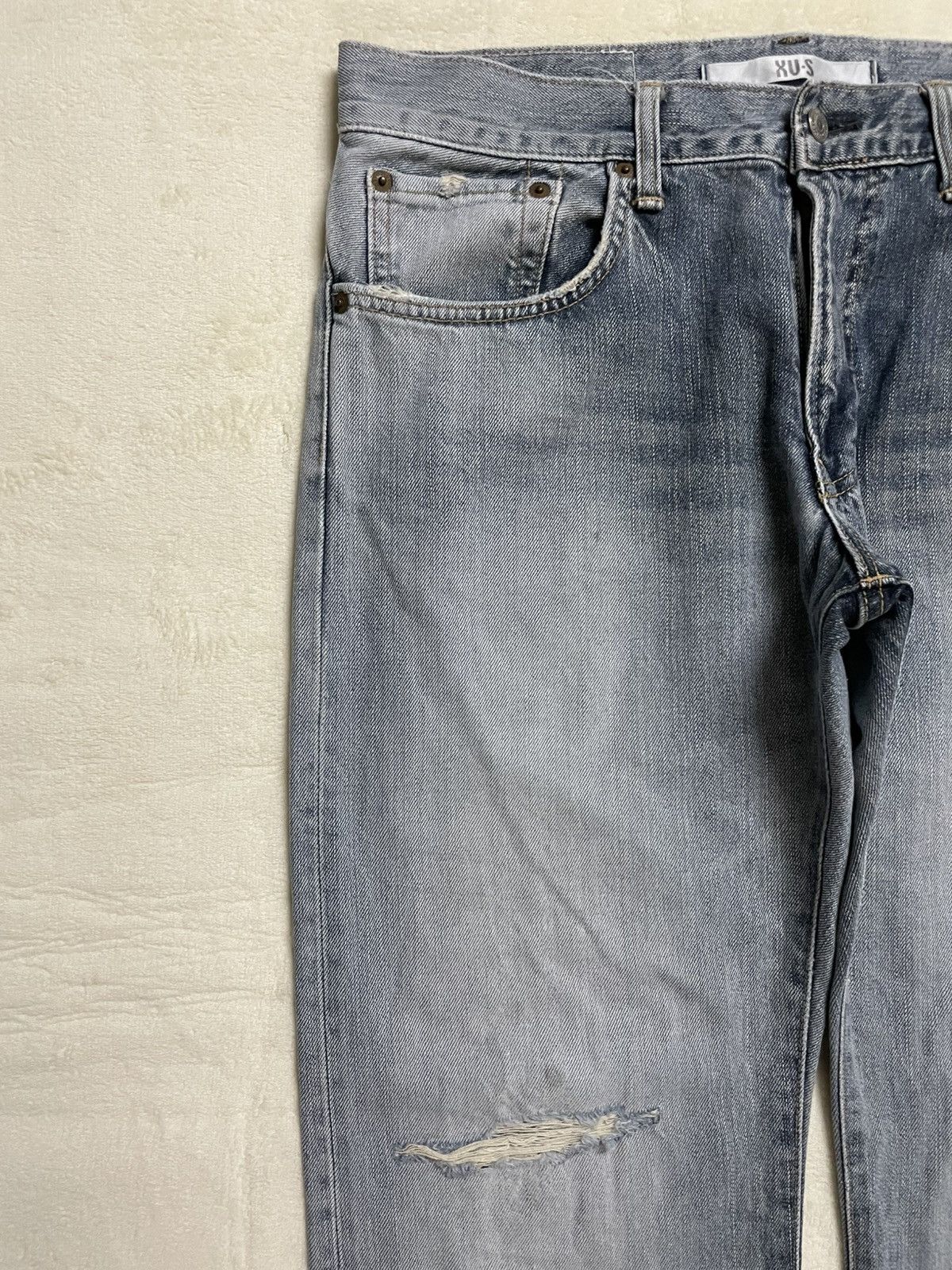 Edwin Vintage XV-S Edwin Distress Japanese Brand Denim Jeans Size US 34 / EU 50 - 4 Thumbnail