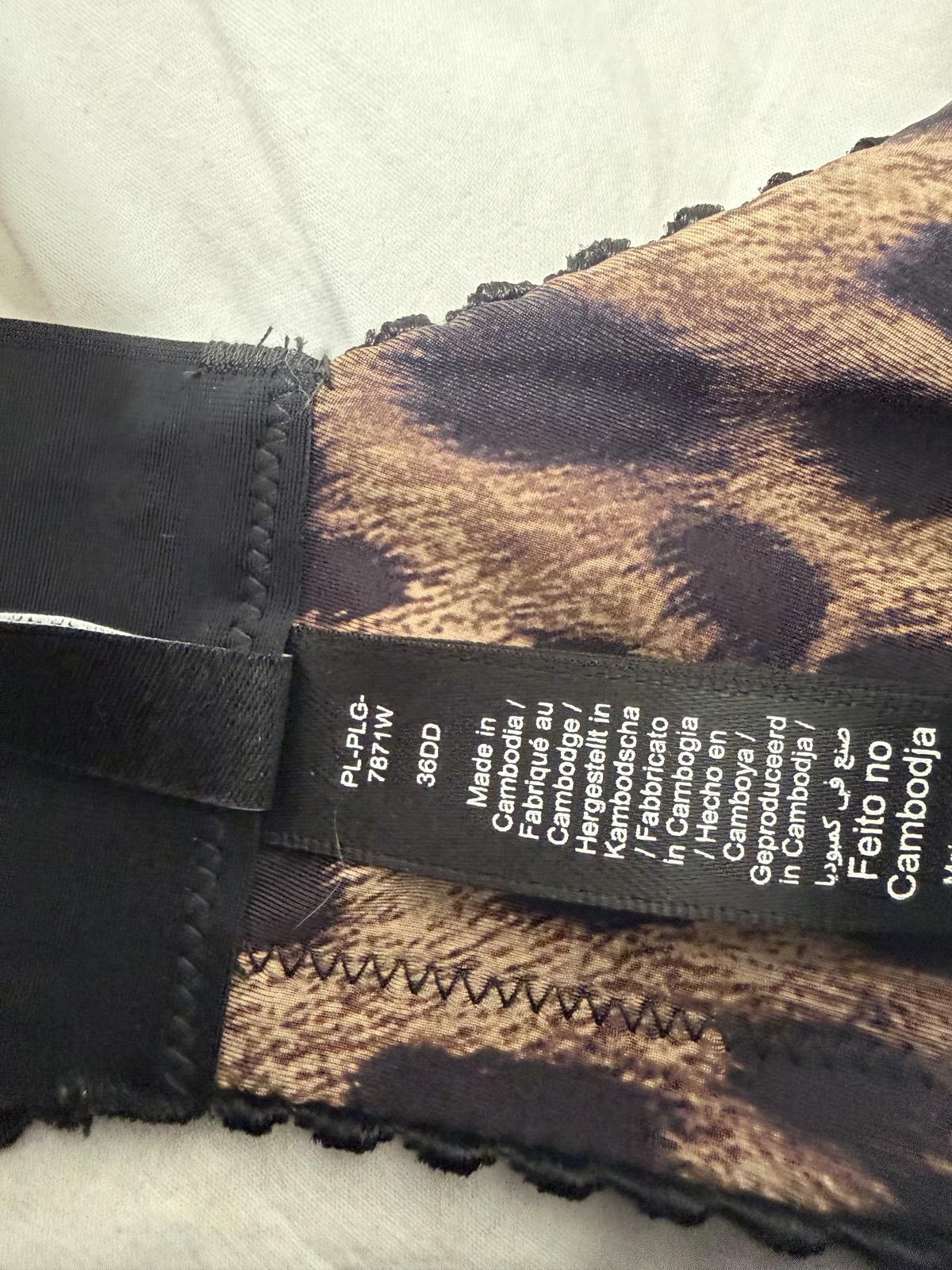 Swims DOLCE&GABBANA X SKIMS TEARDROP PUSH-UP BRA LEOPARD / 36DD Size ONE SIZE - 2 Thumbnail