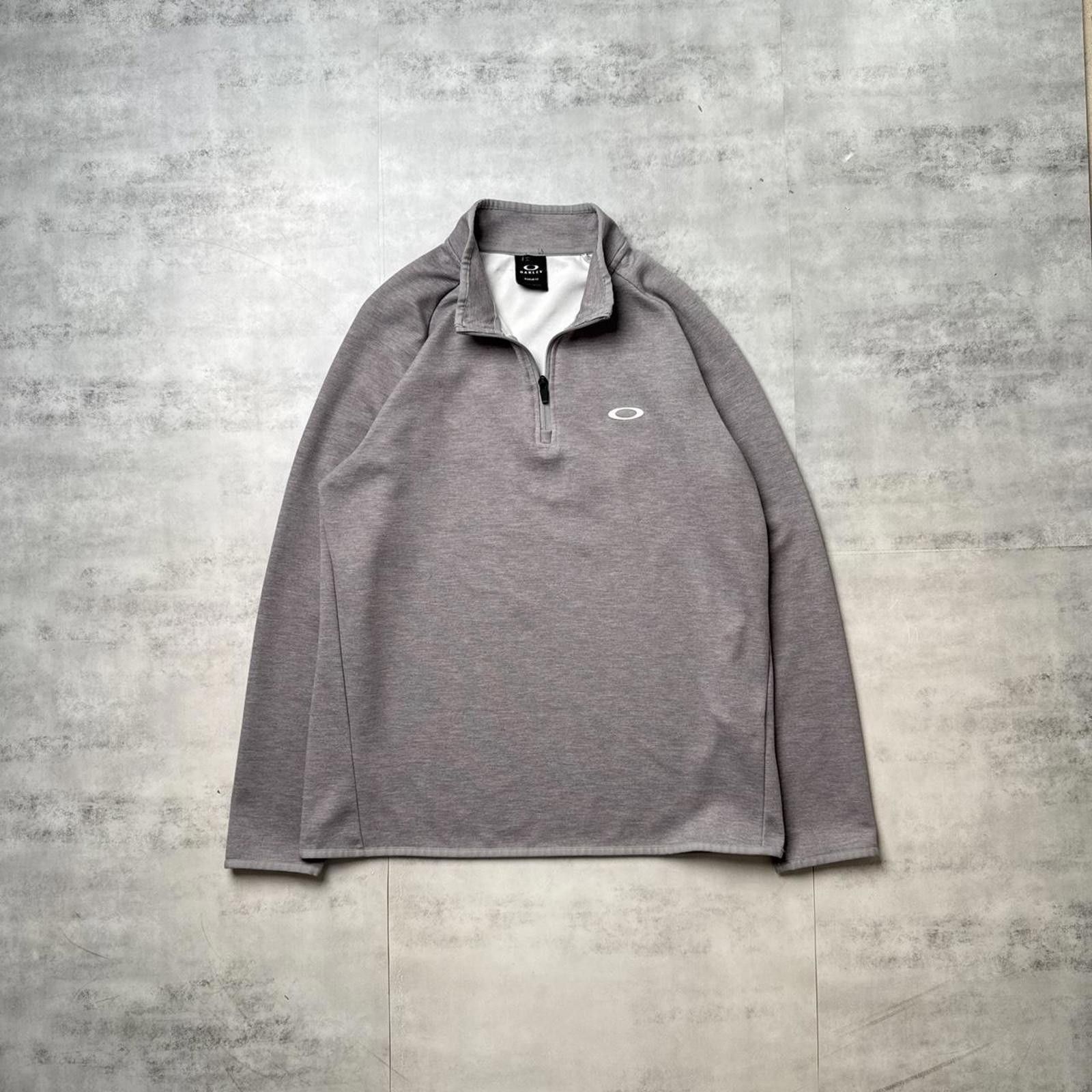Oakley Y2K Oakley Grey Quarter Zip Up Jacket Size US S / EU 44-46 / 1 - 1 Thumbnail