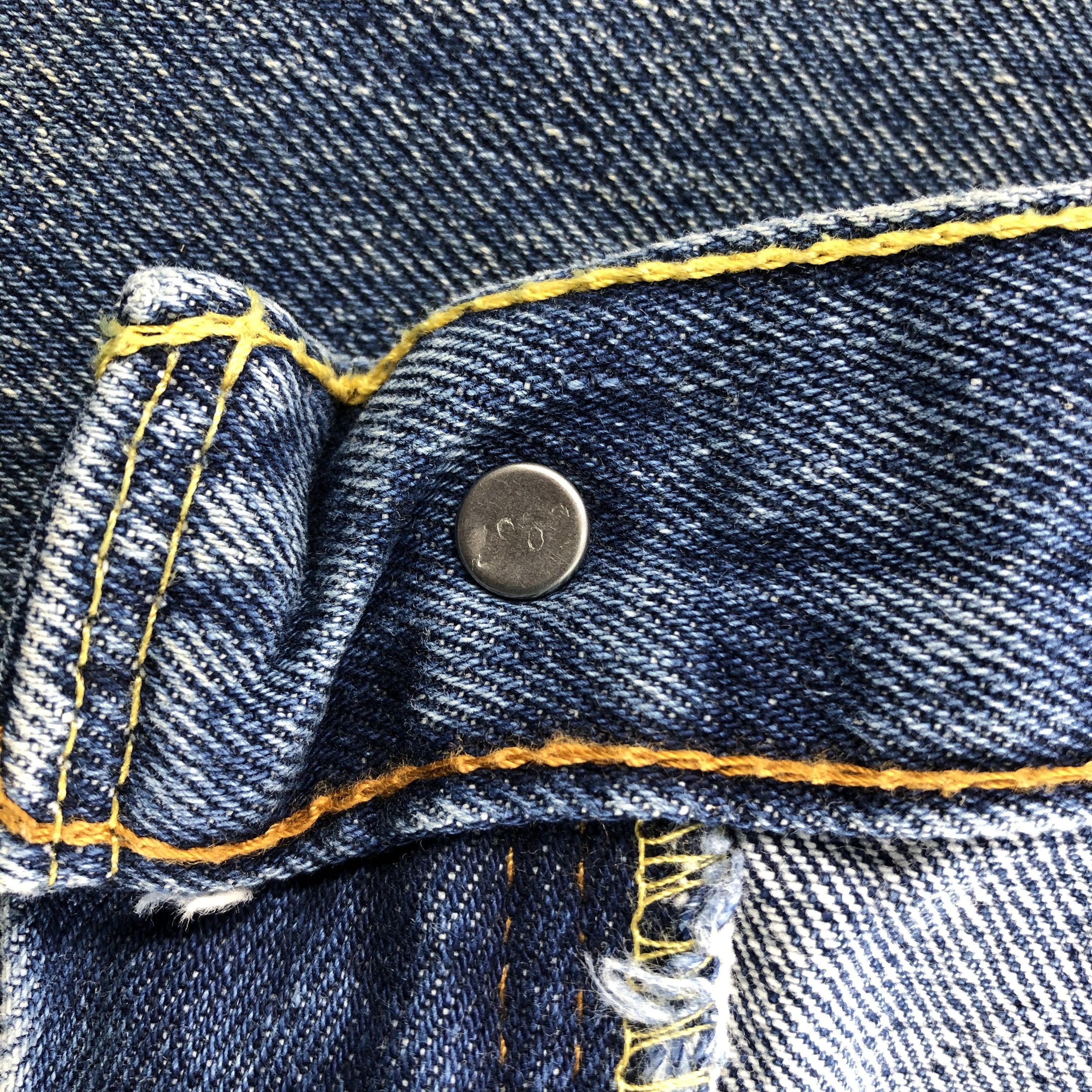 Levi's Vintage Blue Washed Levis 505 Jeans-J982 Size US 37 - 9 Thumbnail