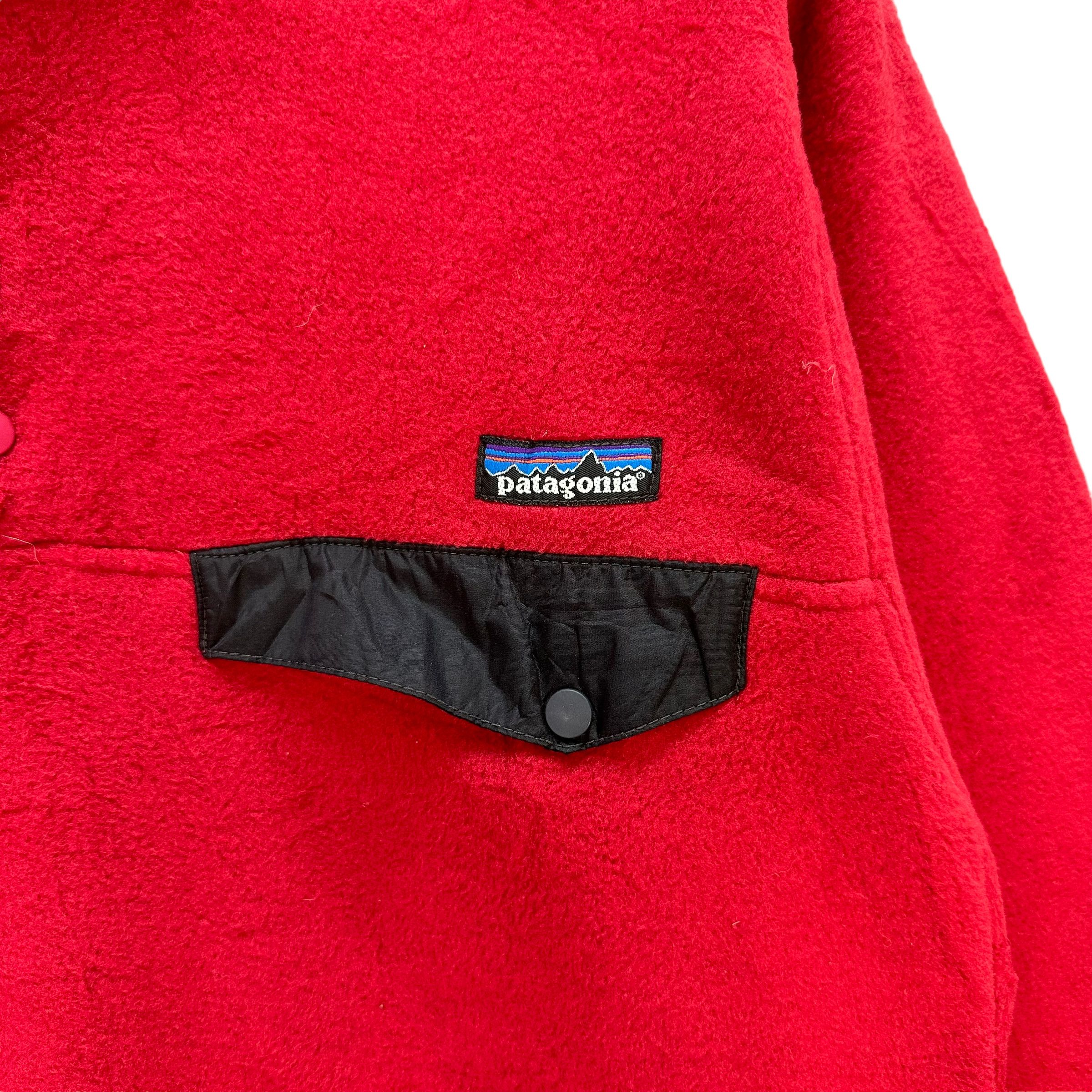 Patagonia FA99 PATAGONIA SYNCHILLA SNAP BUTTON RED FLEECE #7653-161 Size US S / EU 44-46 / 1 - 3 Thumbnail