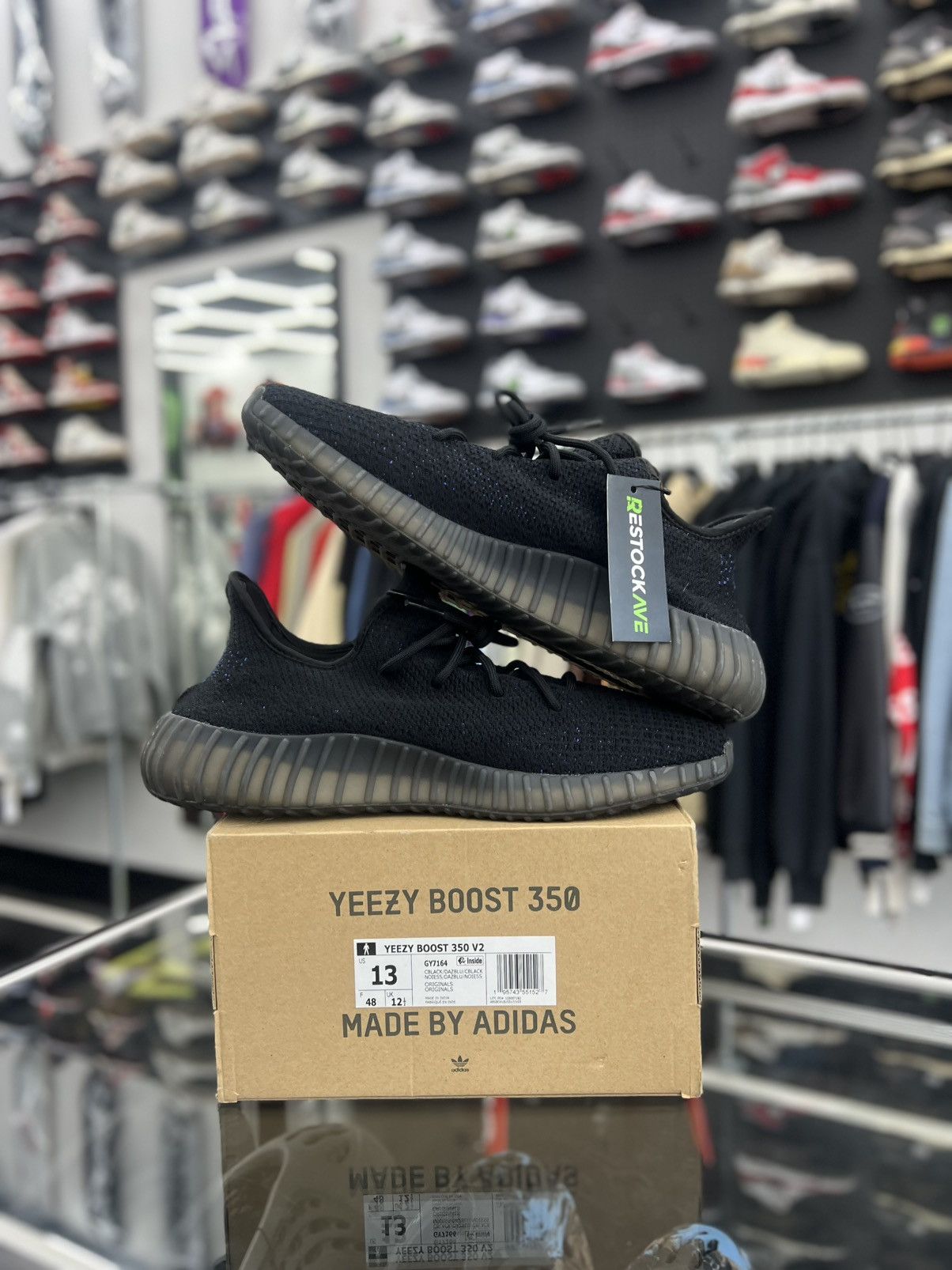 Adidas ADIDAS YEEZY BOOST 350 V2 DAZZLING BLUE Size US 13 / EU 46 - 3 Thumbnail