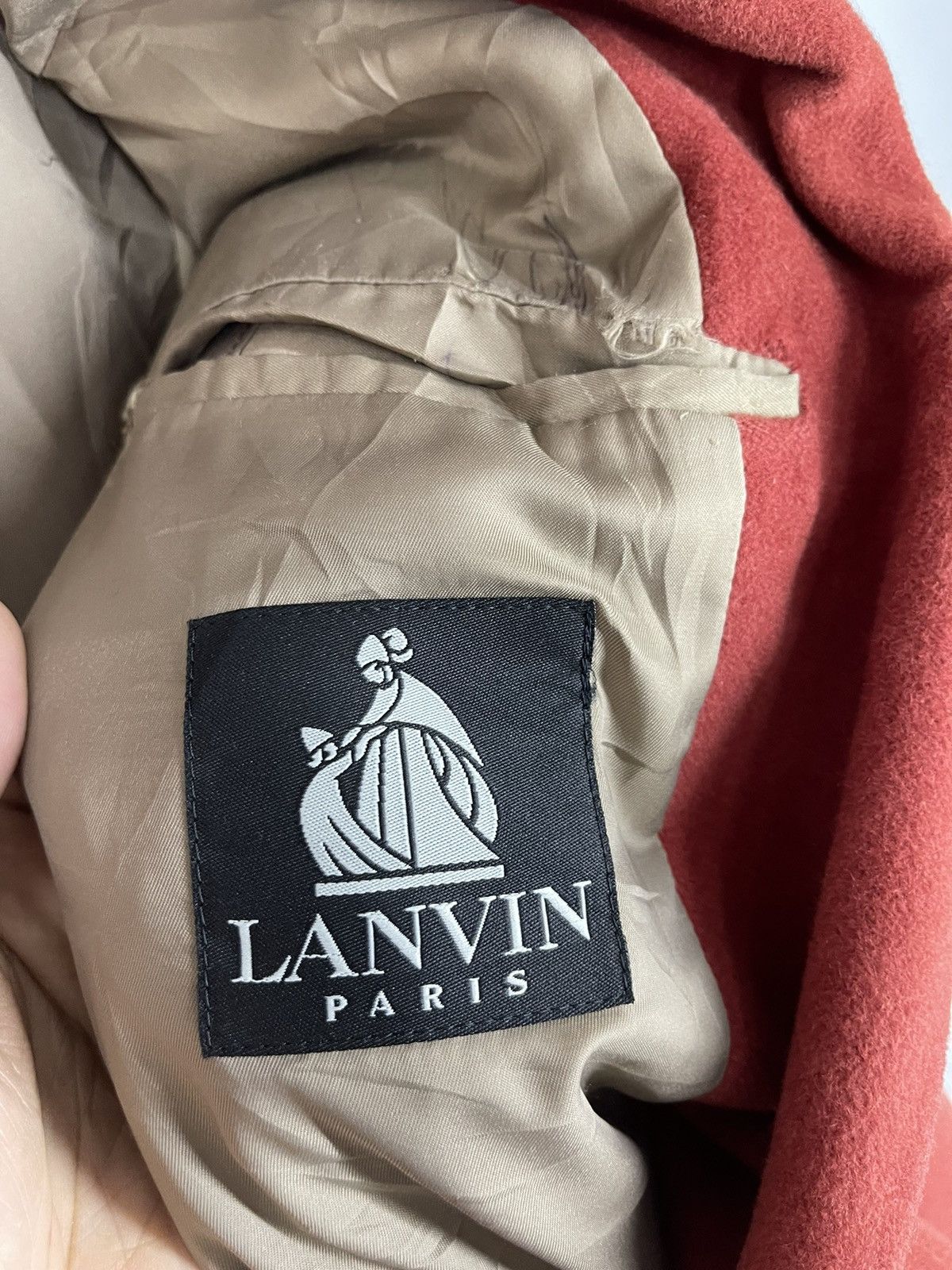 Lanvin VINTAGE LANVIN PARIS SPELLOUT WOOL JACKET Size US L / EU 52-54 / 3 - 4 Thumbnail