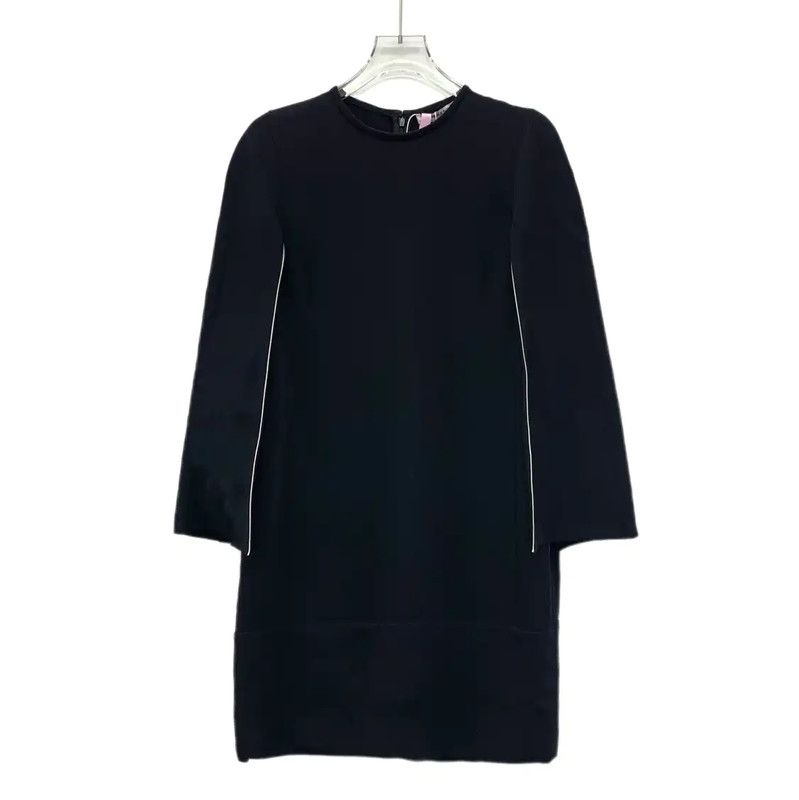 Givenchy Givenchy Black Long Sleeve Dress for Women 0089 Size XXS / US 00 / IT 34 - 1 Thumbnail