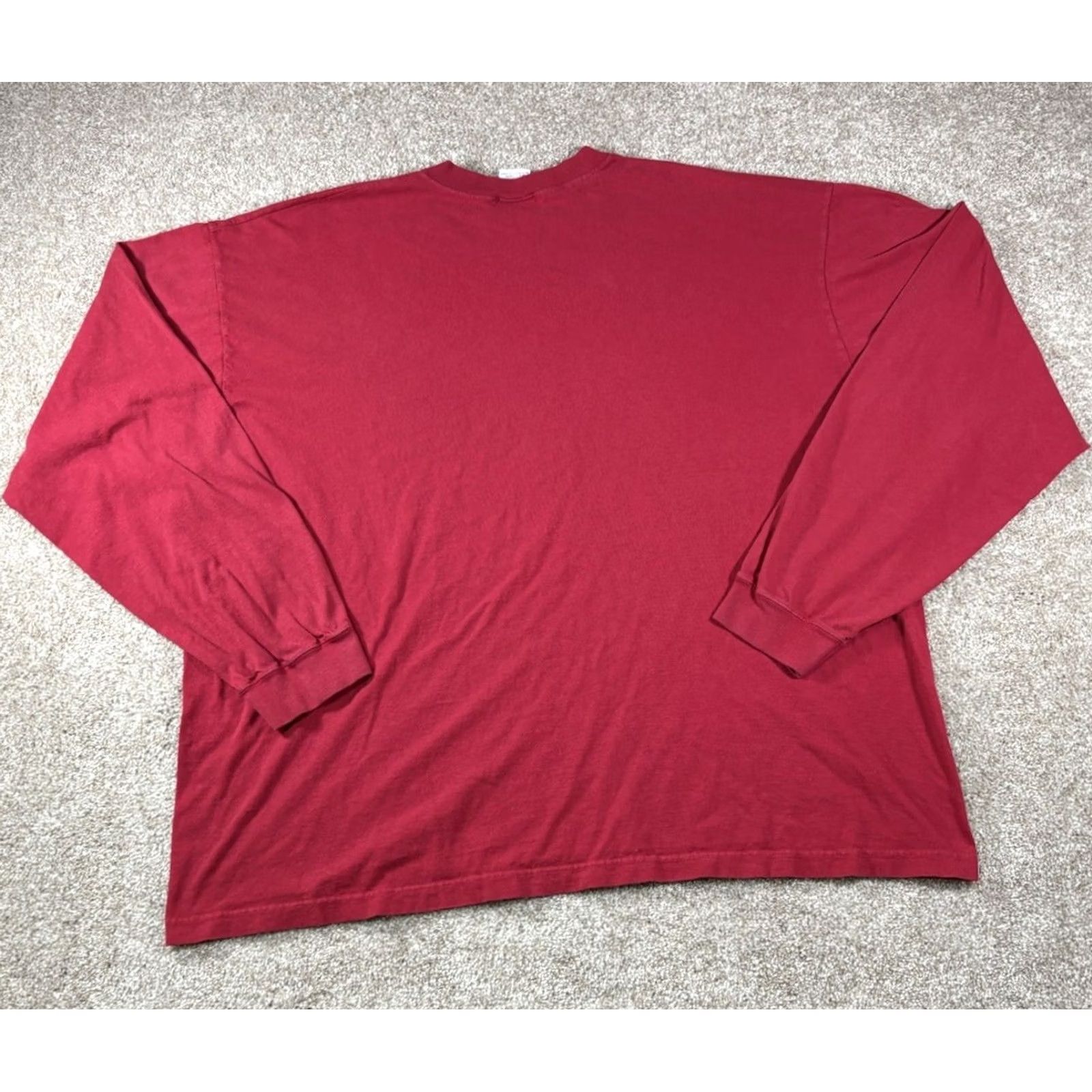 Old Navy VINTAGE Old Navy Shirt Red Long Sleeve Spell Out Graphic Men’s XXL 2XL 90s Logo Crew Neck Regular Men Size US XXL / EU 58 / 5 - 4 Thumbnail