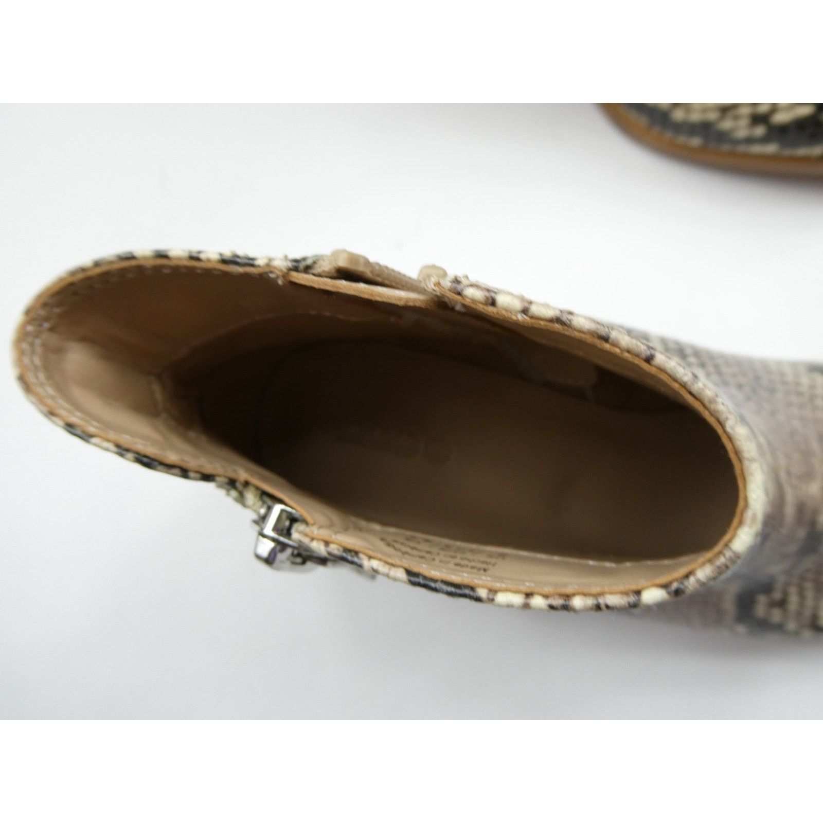 Aldo ALDO python print booties, size 7, new without box Size US 7 / IT 37 - 2 Thumbnail