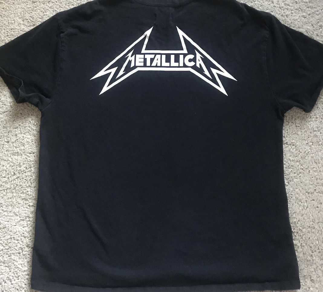 image of Fear Of God Metallica Shirt in Black, Men's (Size Large)