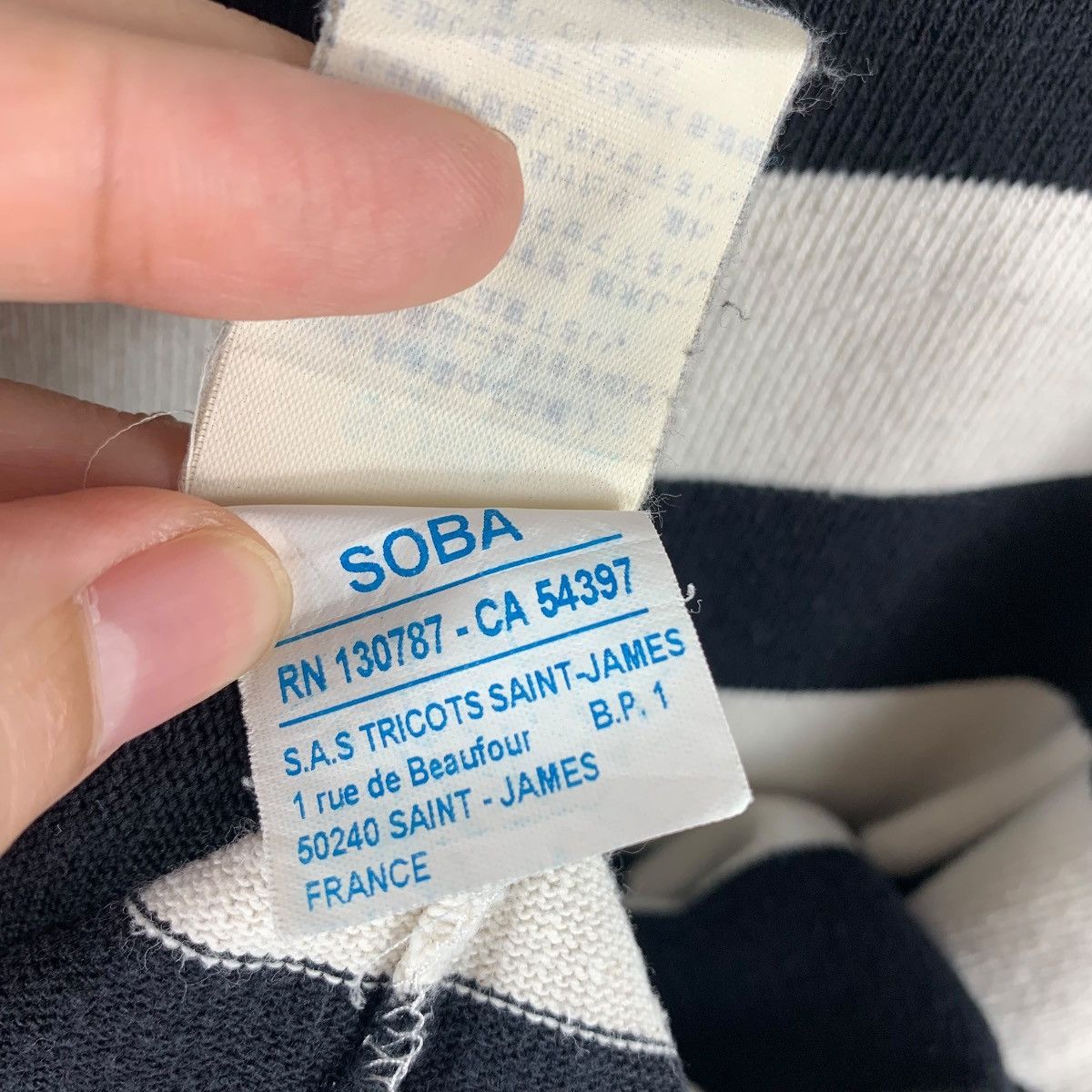 Saint James Vintage SAINT JAMES short sleeve stripe tee Size US M / EU 48-50 / 2 - 14 Thumbnail