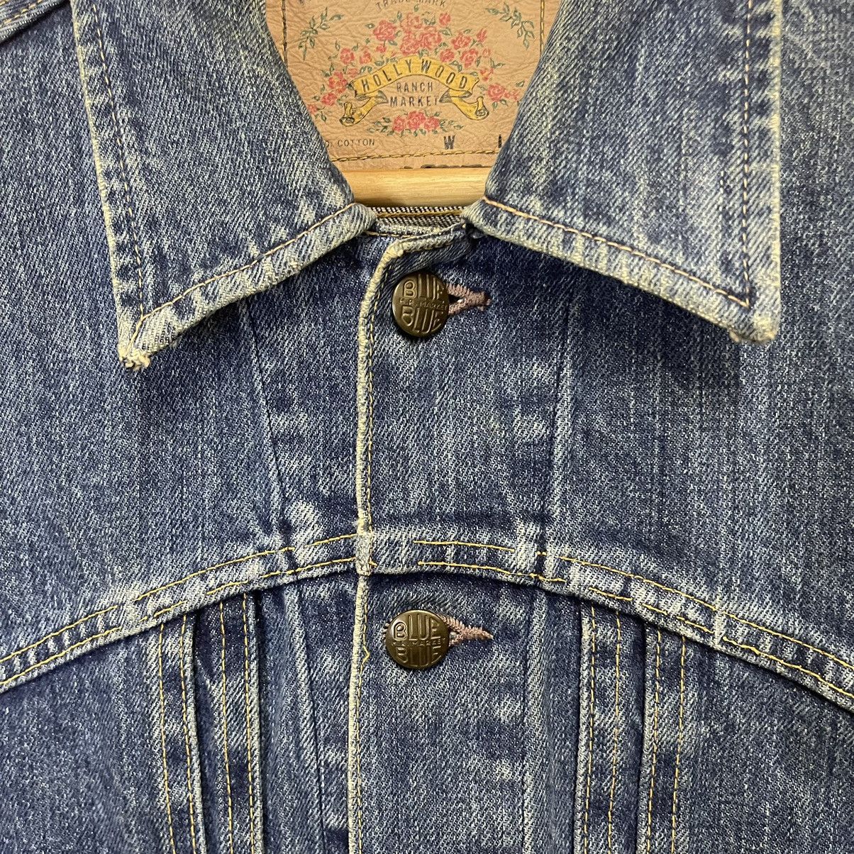 Blue Blue Japan × Indigo × Japanese Brand Vintage 90s Blue Blue Denim Jacket Size S / US 4 / IT 40 - 5 Thumbnail