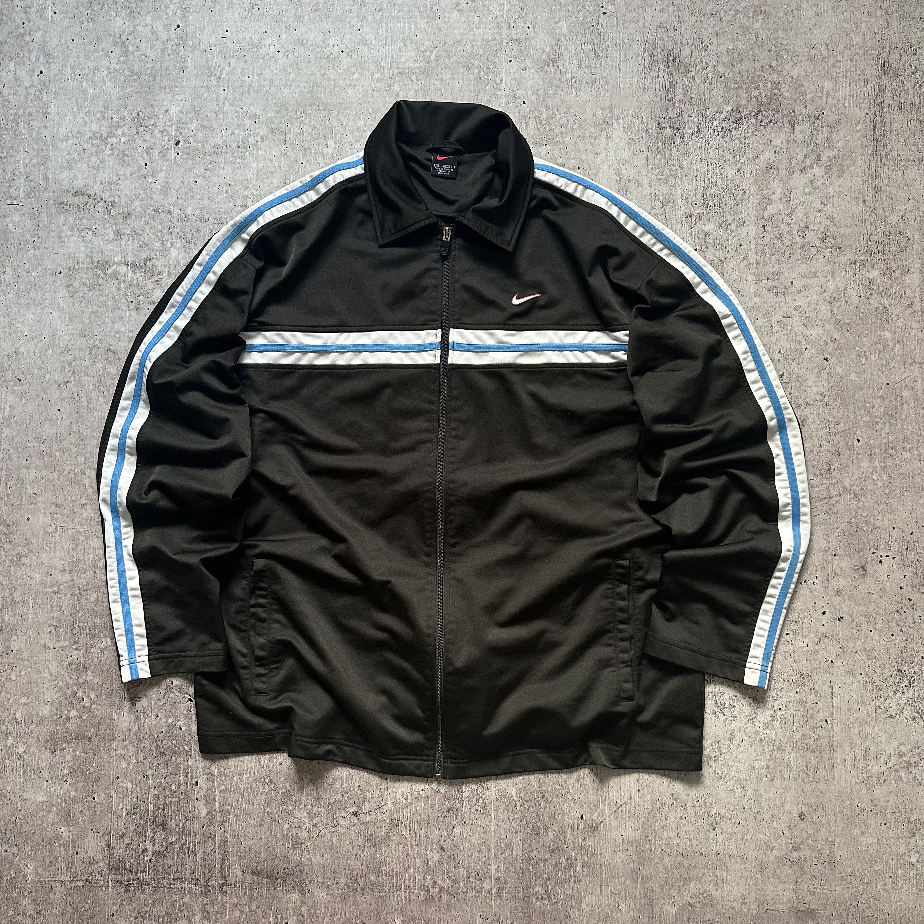 Nike Nike y2k Vintage Nylon Drill Light Track Jacket Size US XL / EU 56 / 4 - 1 Thumbnail