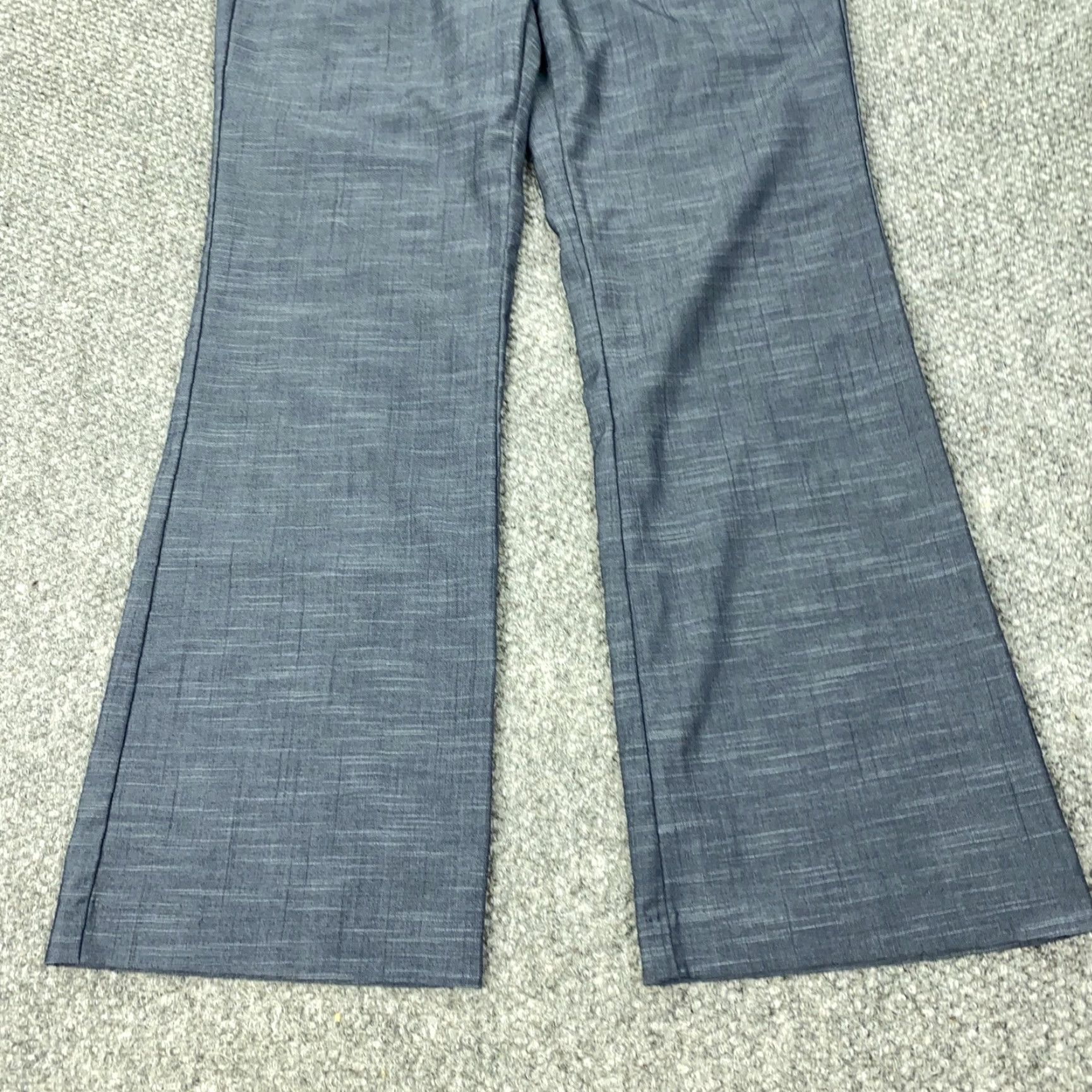 Vintage New York & Company Pants Womens 8 Petite Gray 7th Avenue Dress Bootcut Career Size 30" / US 8 / IT 44 - 5 Thumbnail
